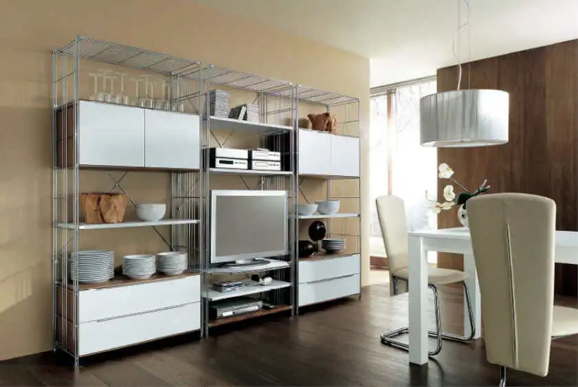 Aufbaubeispiel mit Wohnraumregal