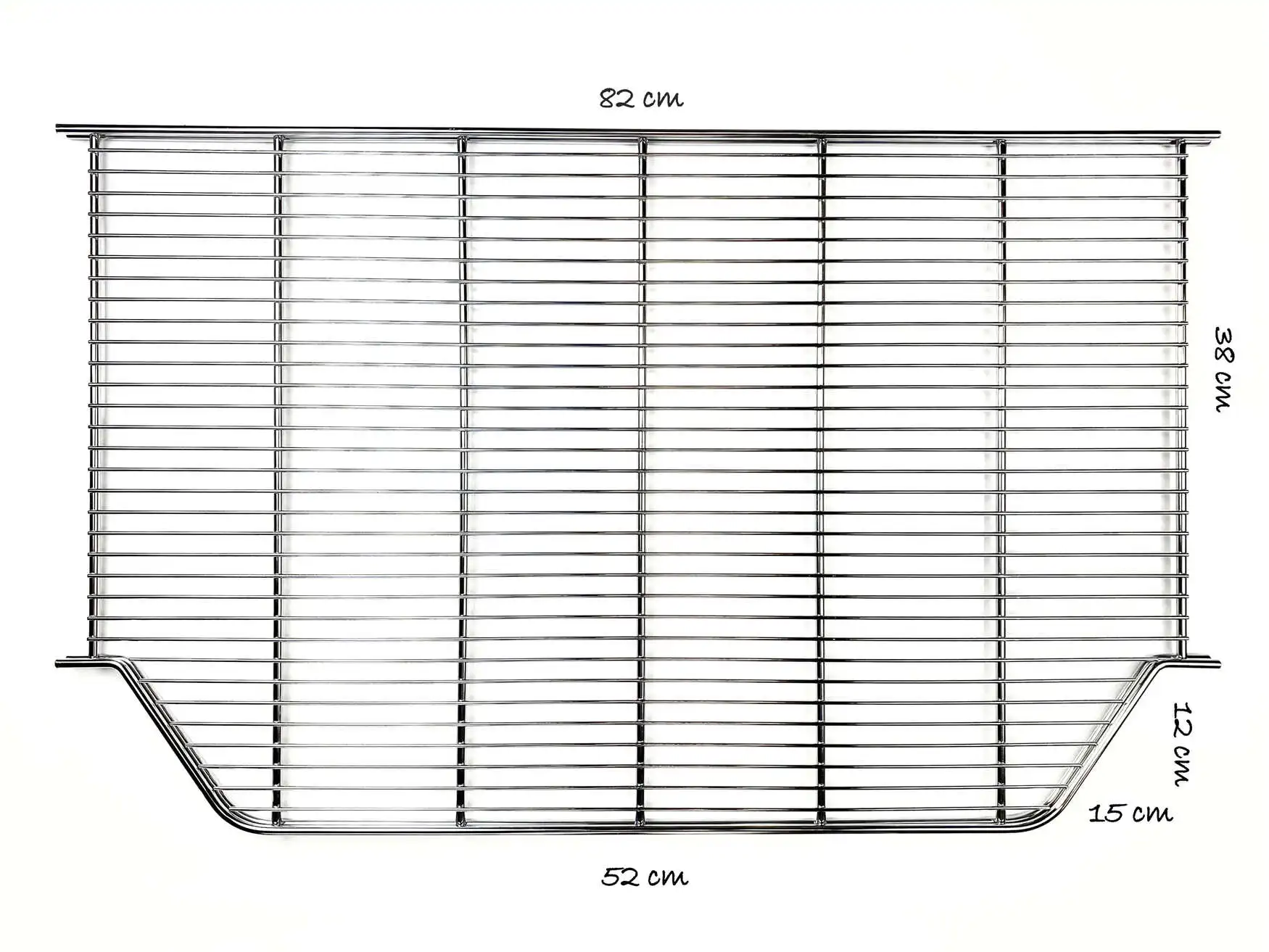 370420 Gitterboden extratief zum Einbau in 38 cm tiefe BIII Regale 85 cm breit, 50 cm tief
