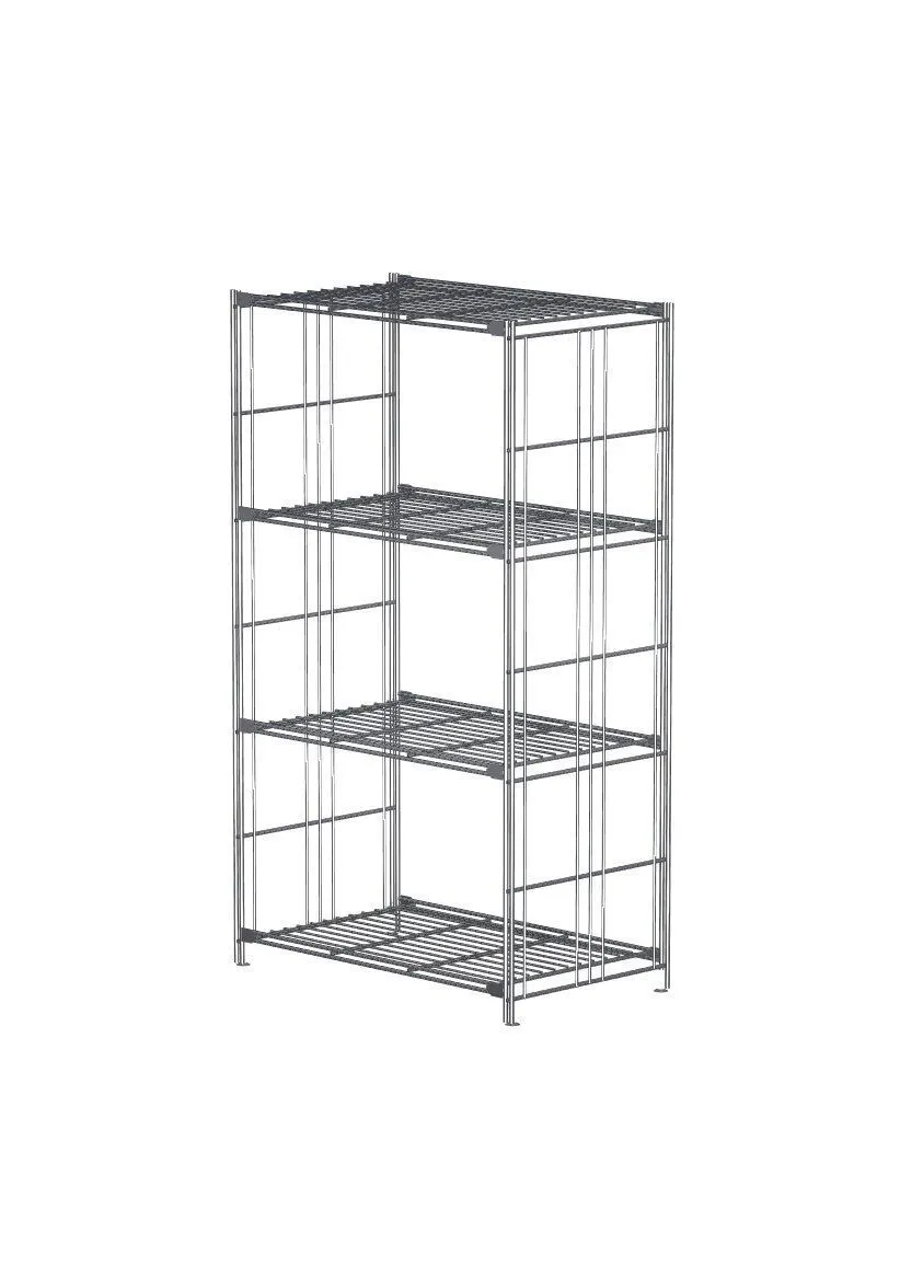 BIII 380 Regalset mit 4 Gitterböden, 38 cm tief