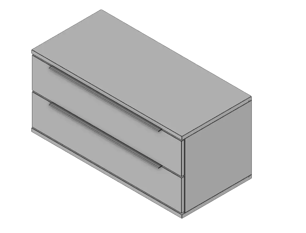 Korpus mit 2 Schubfächern in weiß oder schwarz zum Einbau in Regale mit 85 cm Breite Die Korpis werden in die bereits aufgebauten Regale montiert. Eine Demontage des Regals ist nicht nötig!