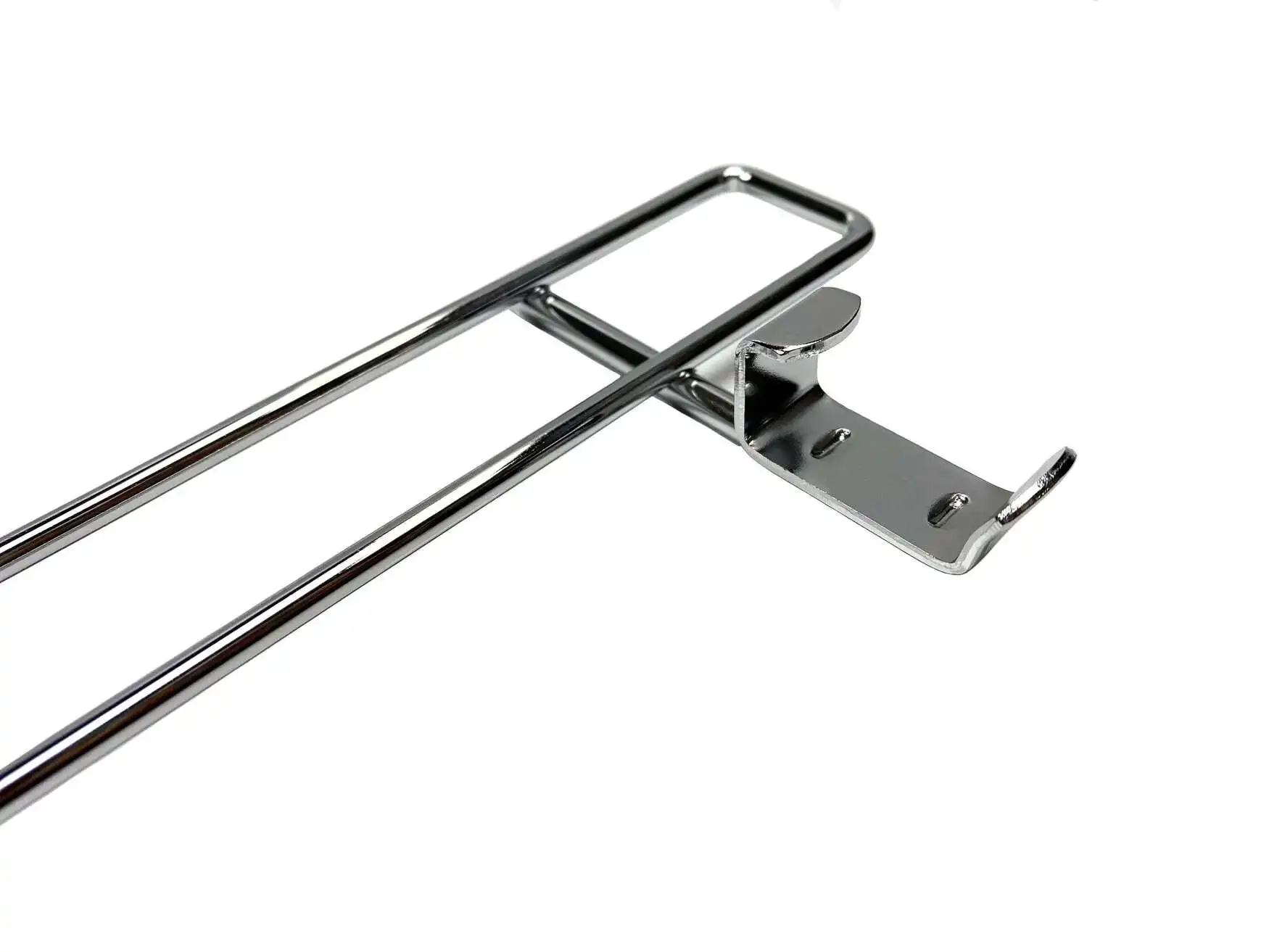 ETAGAIR-Metall-Profile für folgende ETAGAIR-Boden-Breiten lieferbar: 401 - 457 - 605 - 758 - 910 - 1062 oder 1214 mm. Die Leisten werden einfach an die Borde geklipst. Kein Montagewerkzeug notwendig.