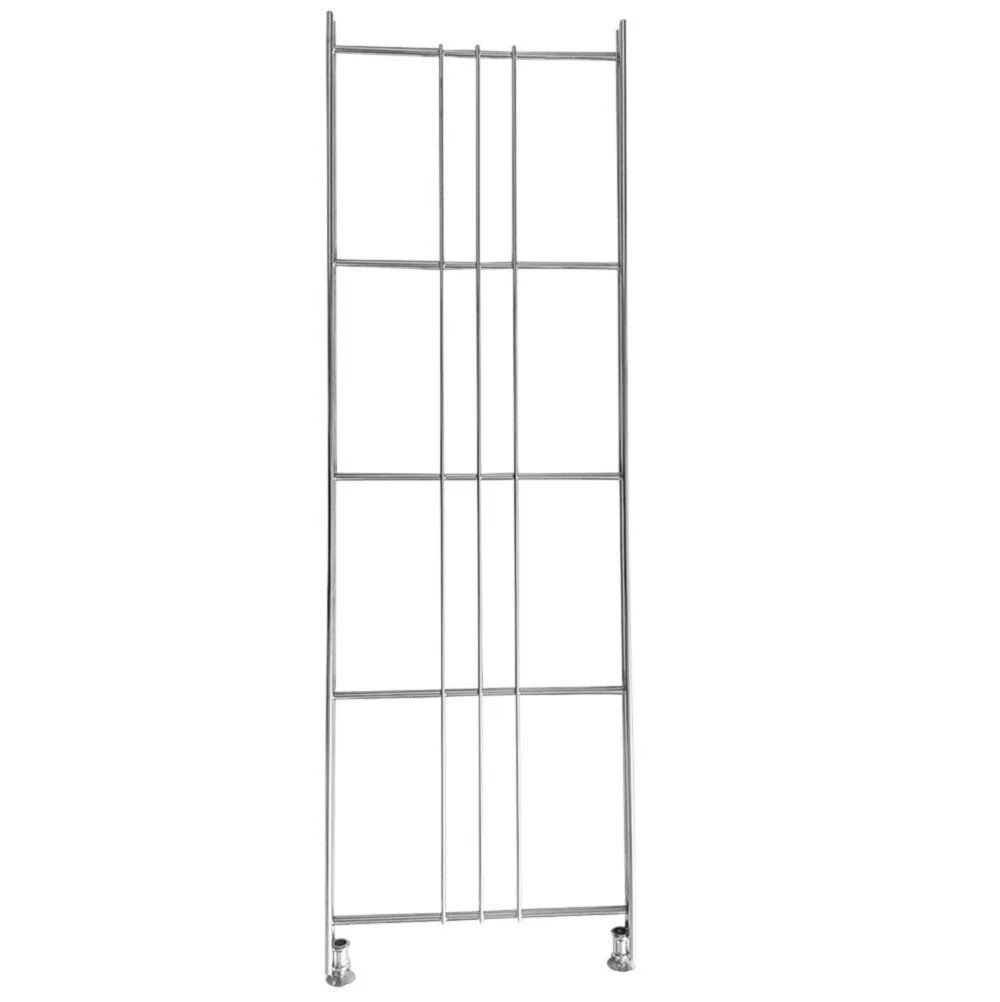 470100 Regalleiter aus Metall verchromt zum Zusammenstellen individueller Regale