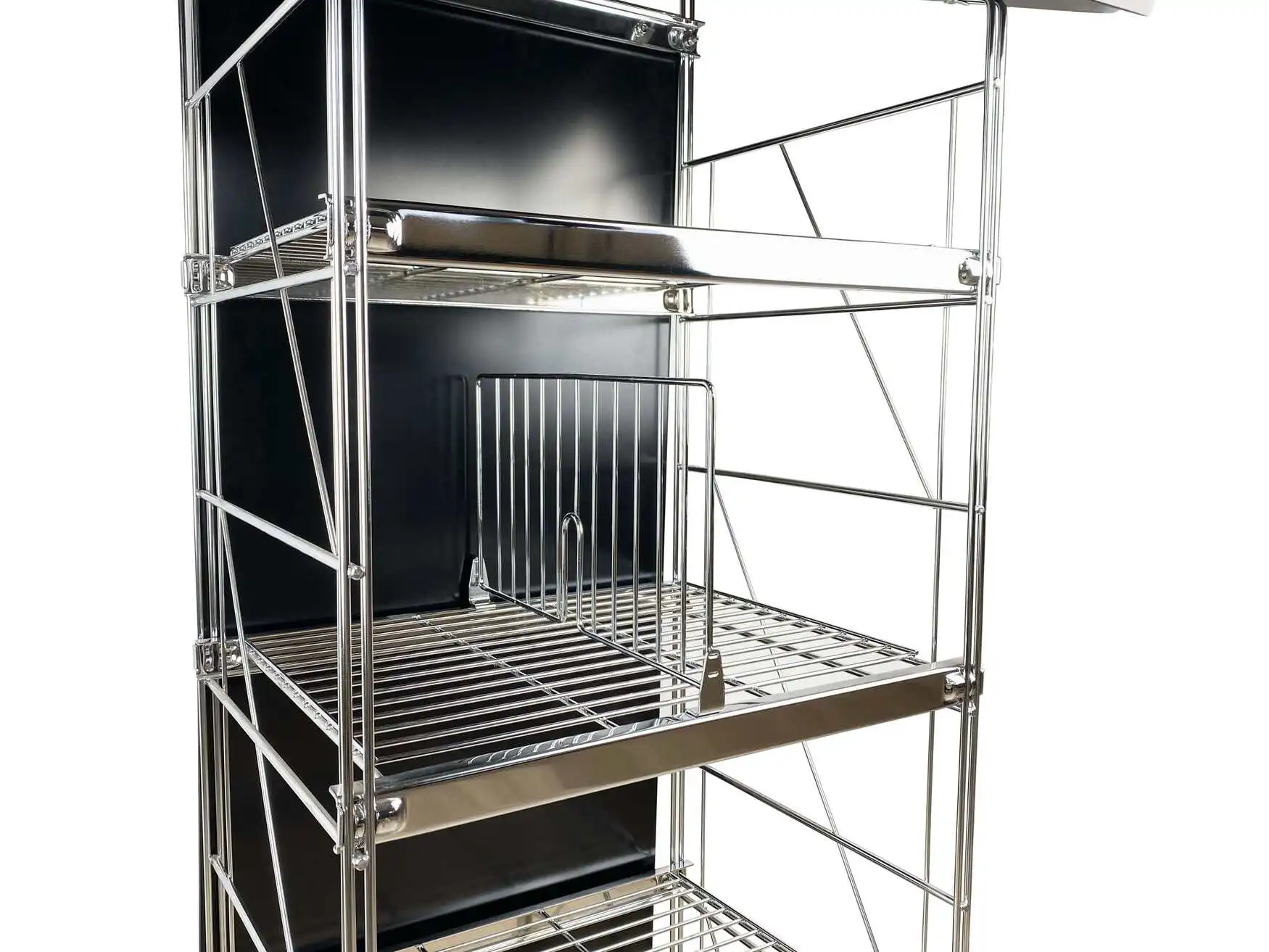 Der Trenner ist in 100 mm oder 200 mm lieferbar, passend für Böden in 610 mm Tiefe.