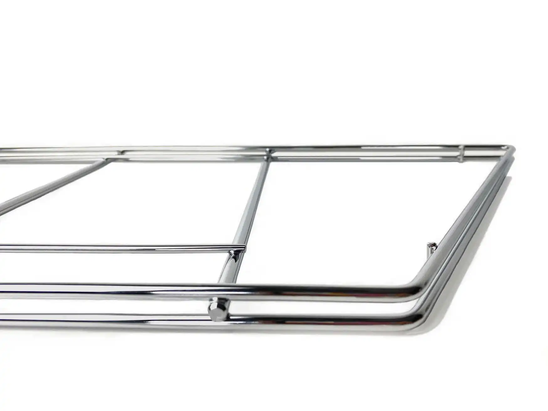 ETAGAIR Wandkonsole 305 mm tief für freischwebende Wandbords, Metall verchromt