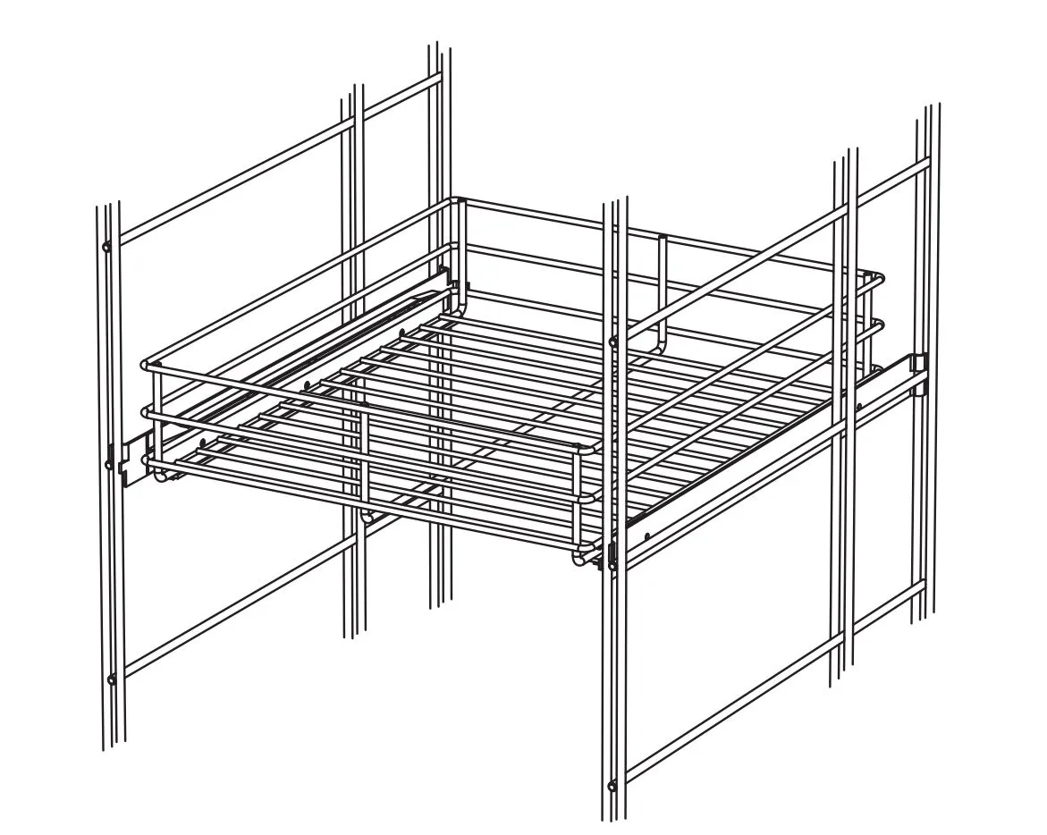 Der Einbau des Drahtkorbes ist einfach! Art. Nr. 680800 - 680810 - 680820 - Drahtkorb Montage