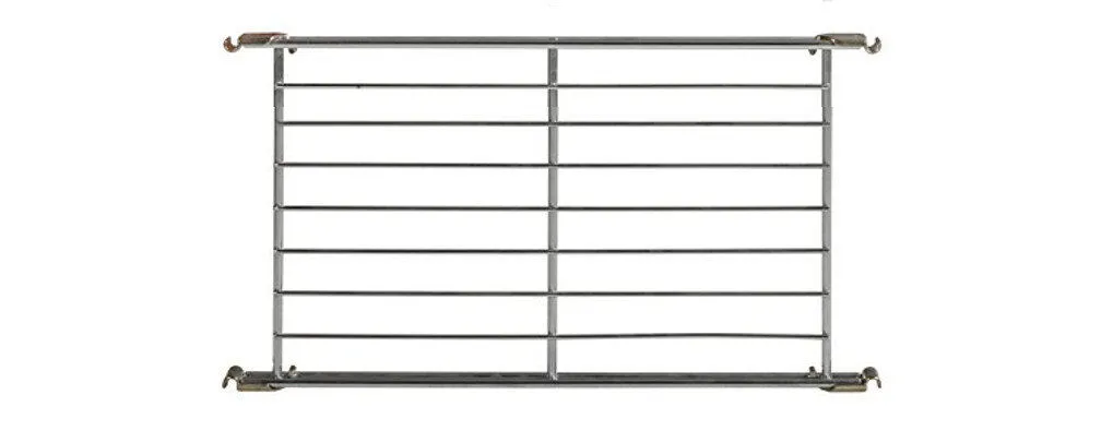 470200 Gitterboden Metall verchromt 46x25 cm