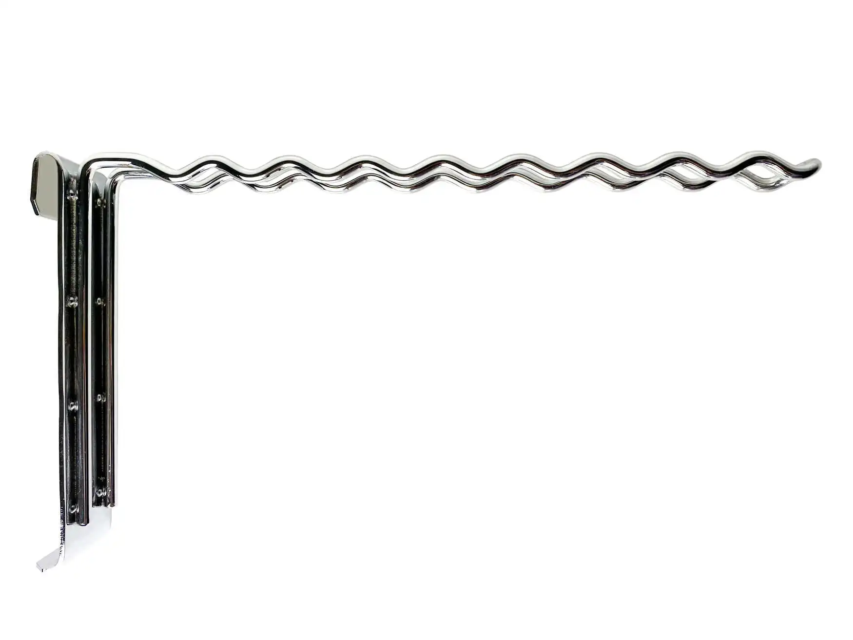 Wellhaken massive Ausführung für Dekogitter und ETAGAIR-Regalleitern