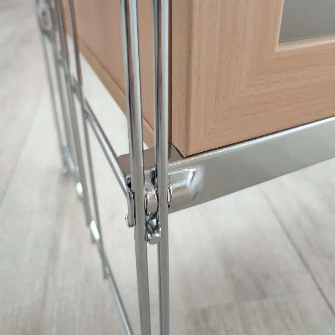 BelEtage Korpus Buche Dekor mit 2 Milchglastüren 71x38x71 cm kompatibel zur ETAGAIR-Serie!