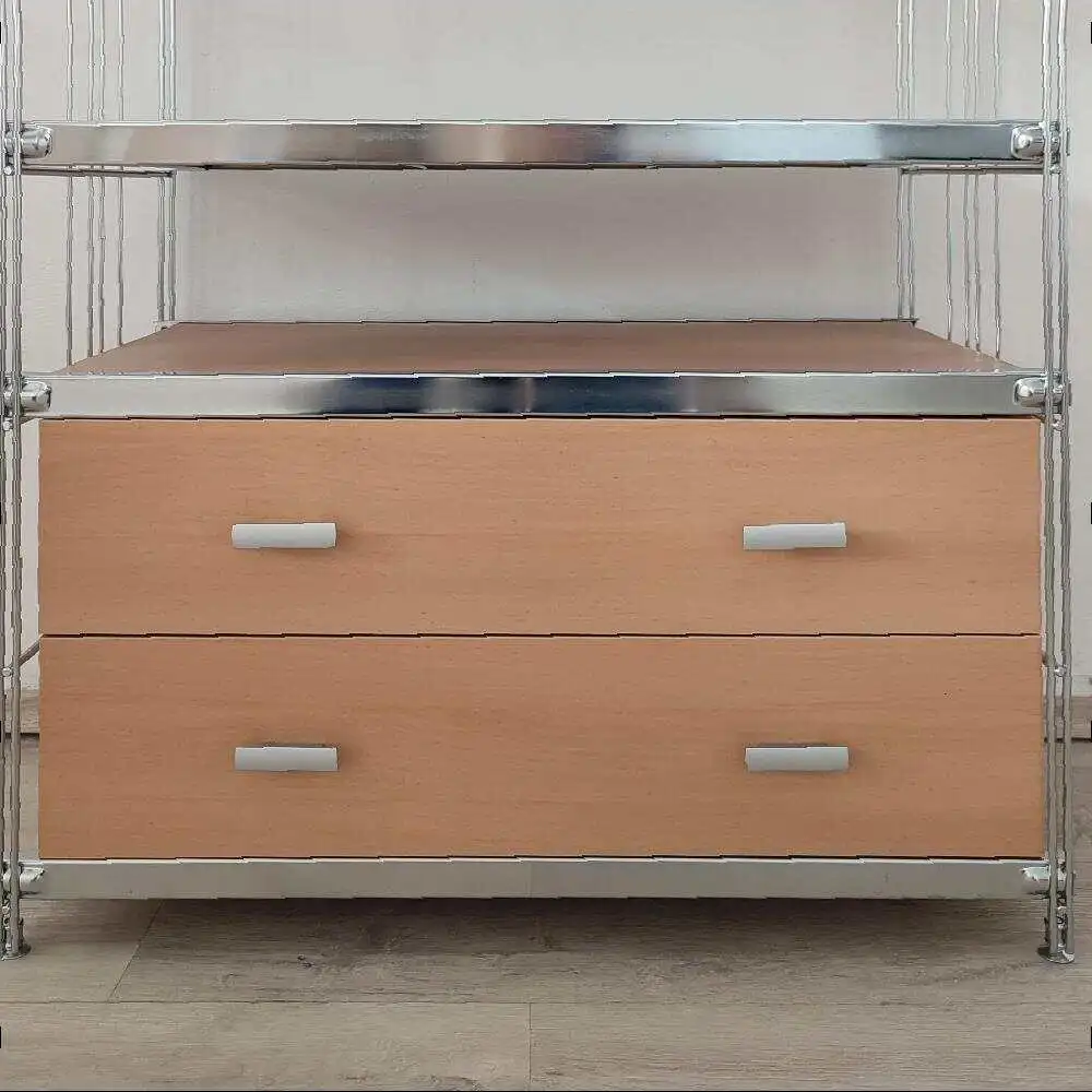 5462426 Korpus mit 2 Schubladen Buche Dekor passend für 76 cm Regale der Serie BelEtage und Etagair