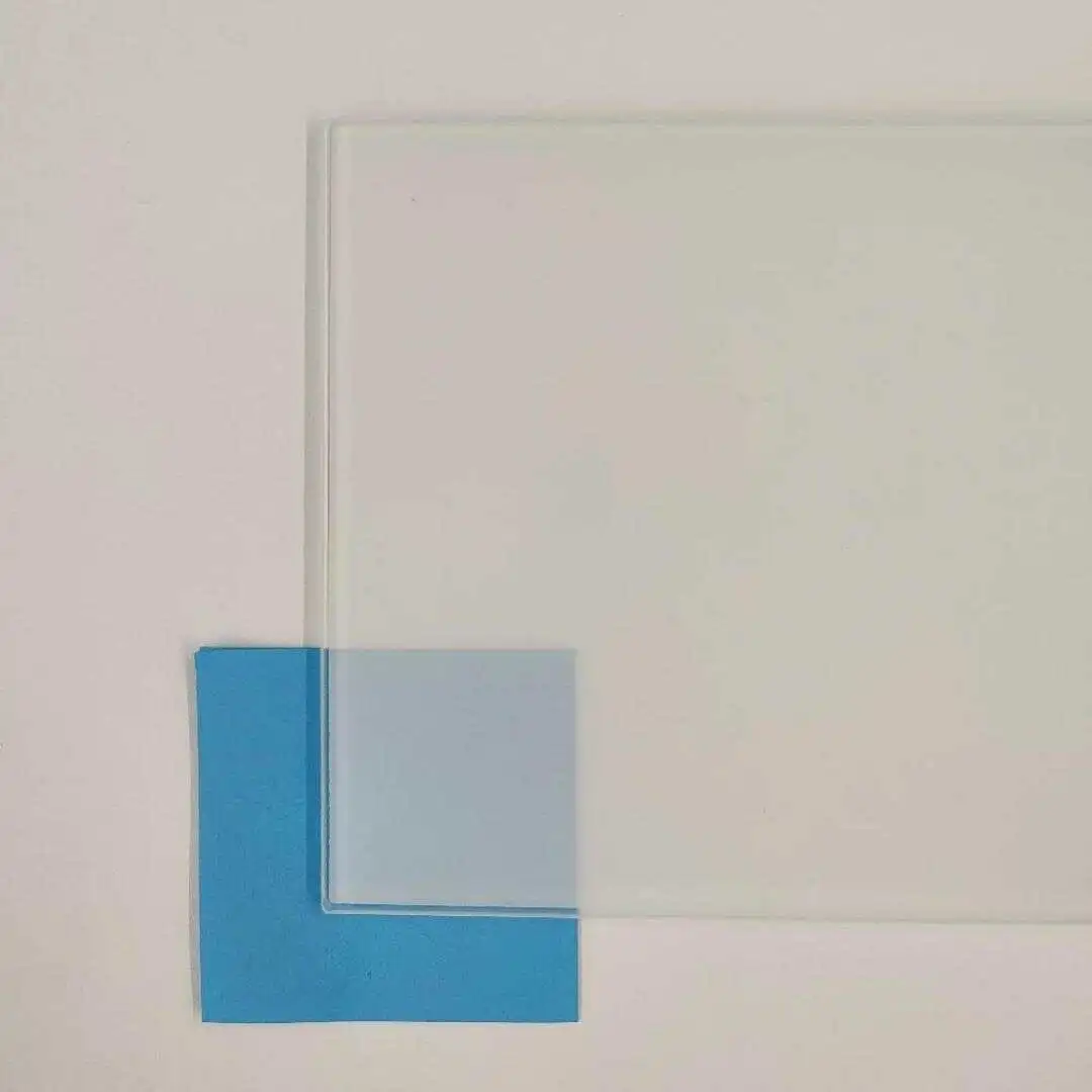 Glasfront für Metallschublade 46x18x38 cm satiniertes Milchglas mit geschliffener Kante