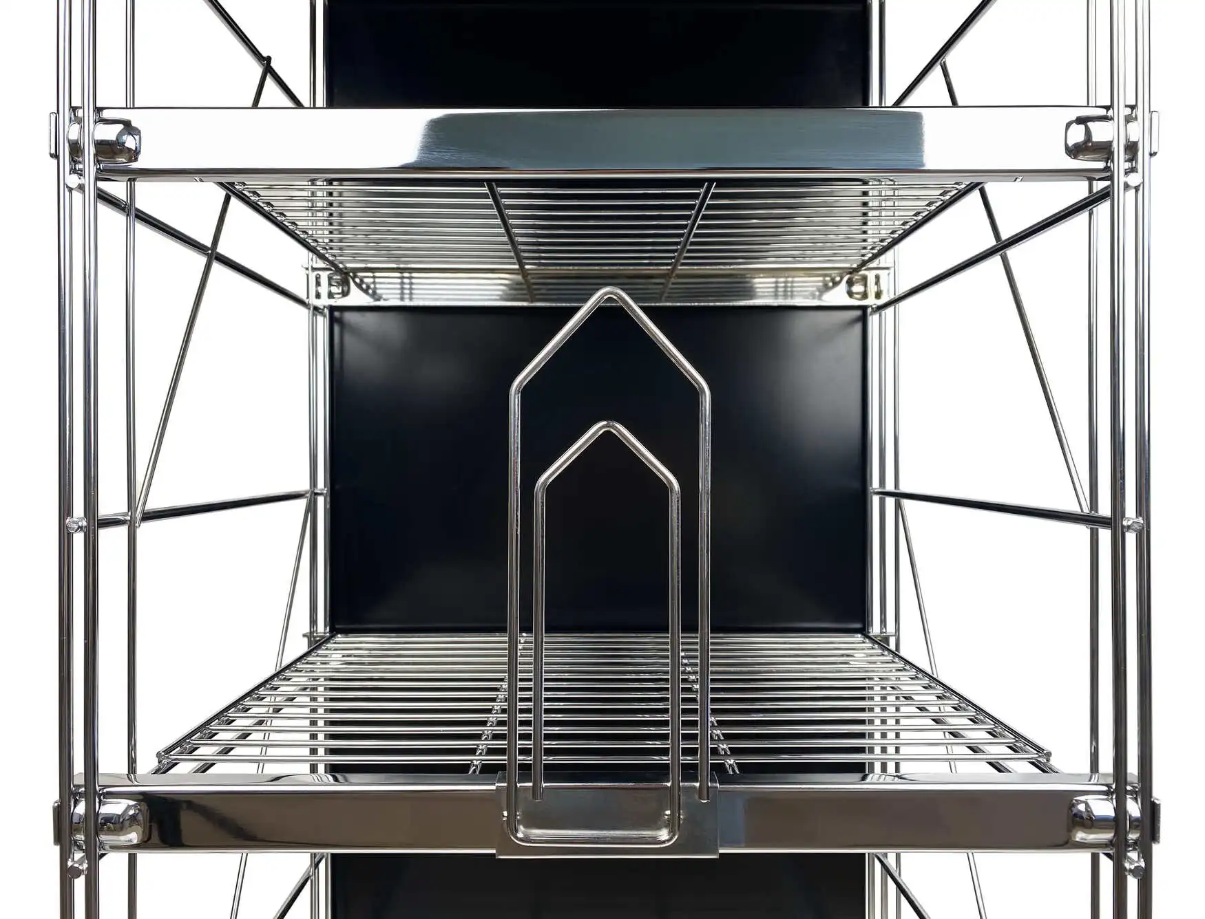 Klemmhalter für Blätter und Prospekte zur Montage an ETAGAIR-Gitterböden