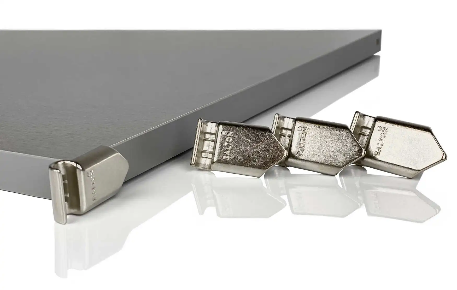 1x Regalboden Grau foliert, 46x52 cm mit Halterungen, passend zur GARBO Serie!