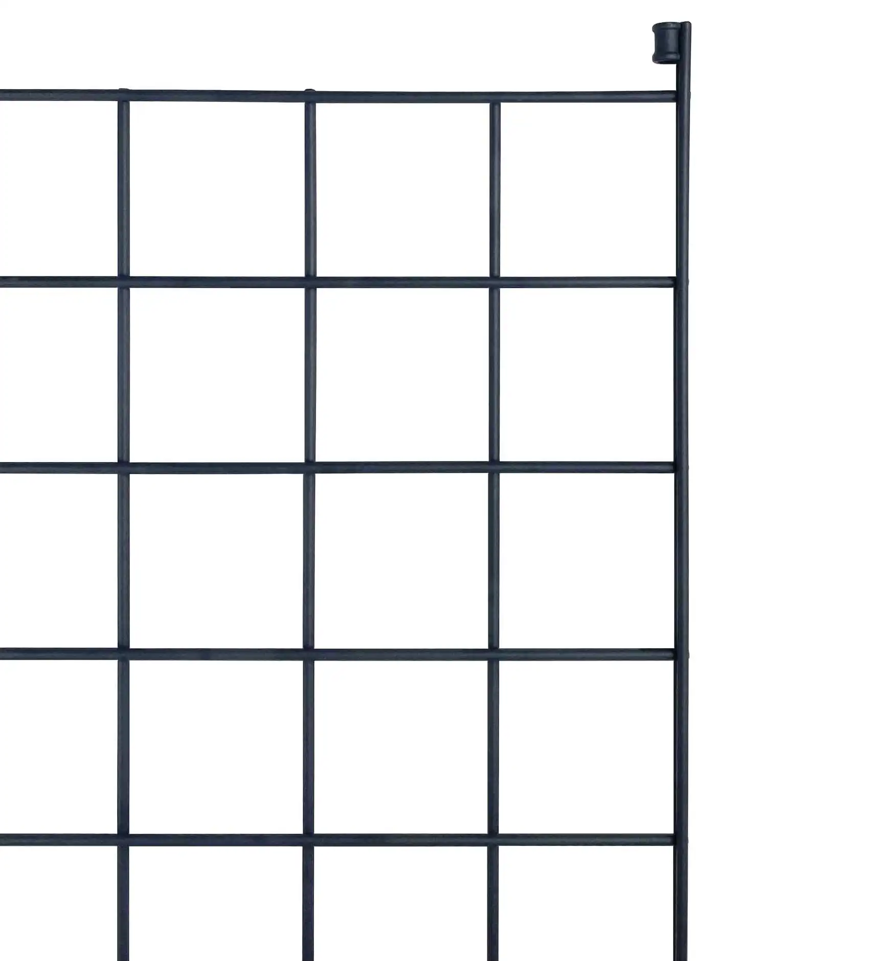 Das Spaliergitter hat integrierte Aufhängebuchsen. Geeignet für Balkon, Terasse oder zur Wandmontage