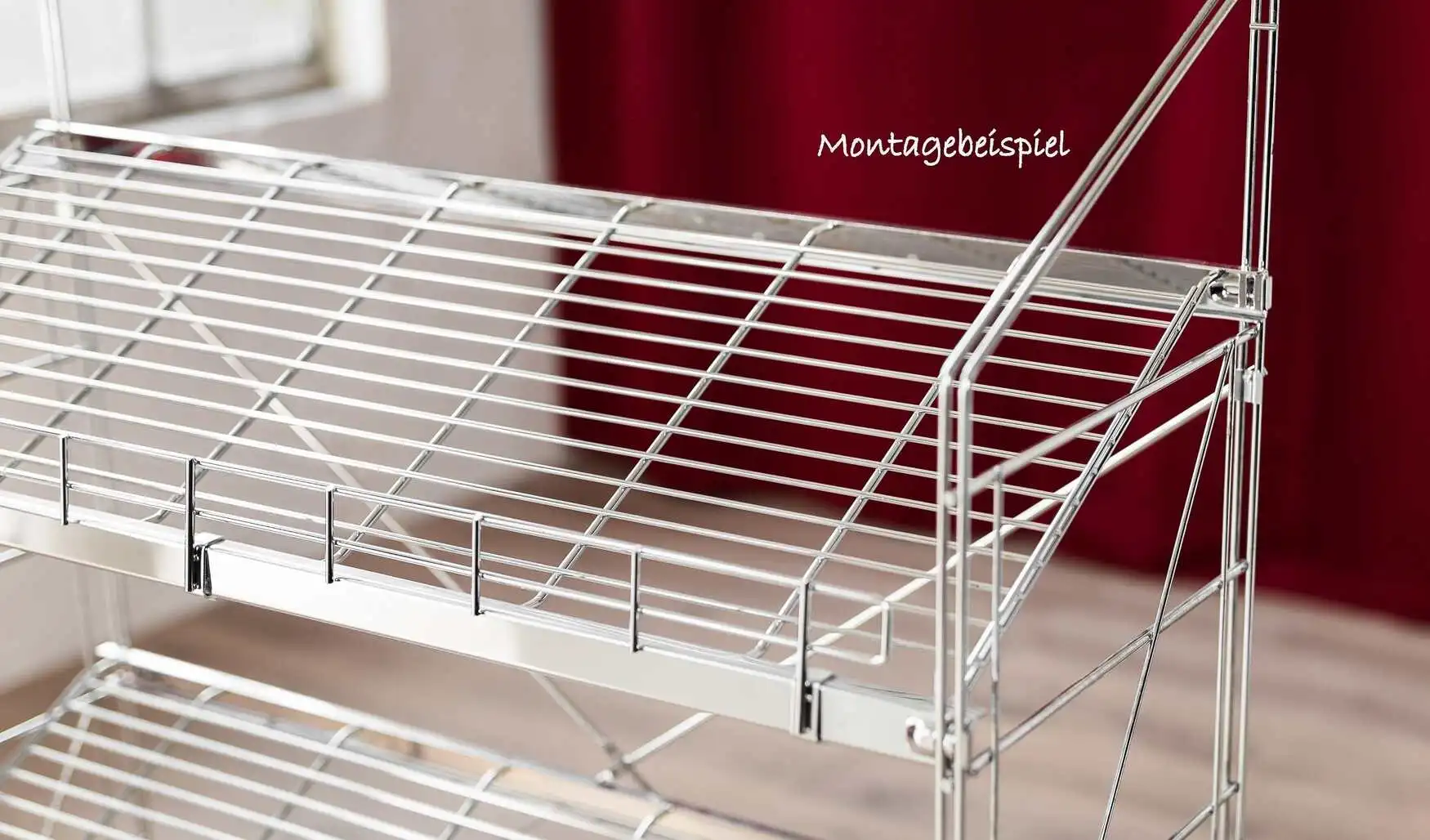 ETAGAIR Schrägbord 30° 381 mm tief für Regale mit schrägen Ebenen