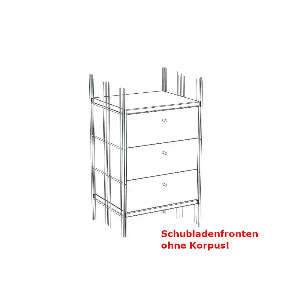 Art. Nr. 161112 Schubladefronten aus Buche ohne Korpus! Der Korpus muß separat mitbestellt werden!
