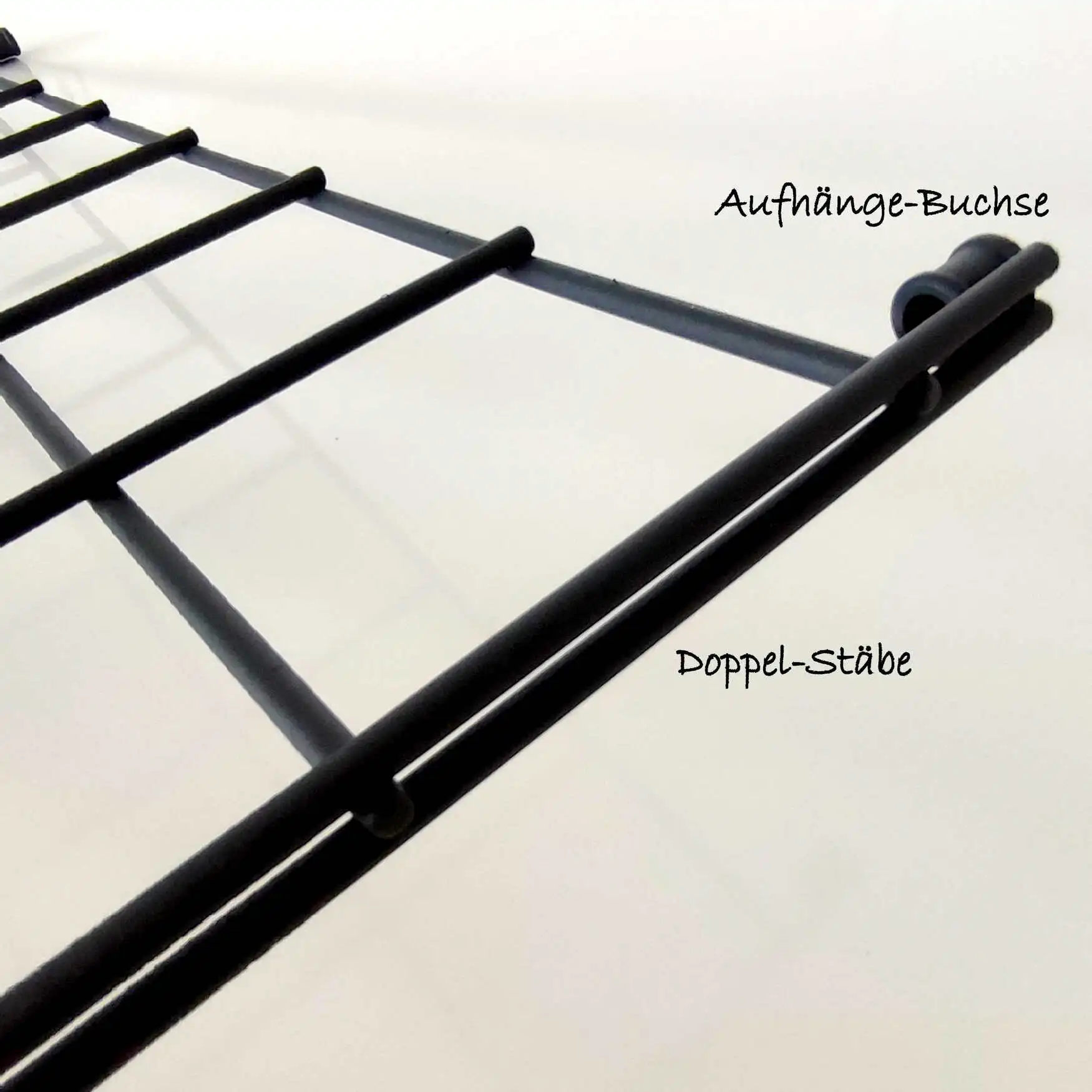 Aufhängebuchsen für  Wandmontage