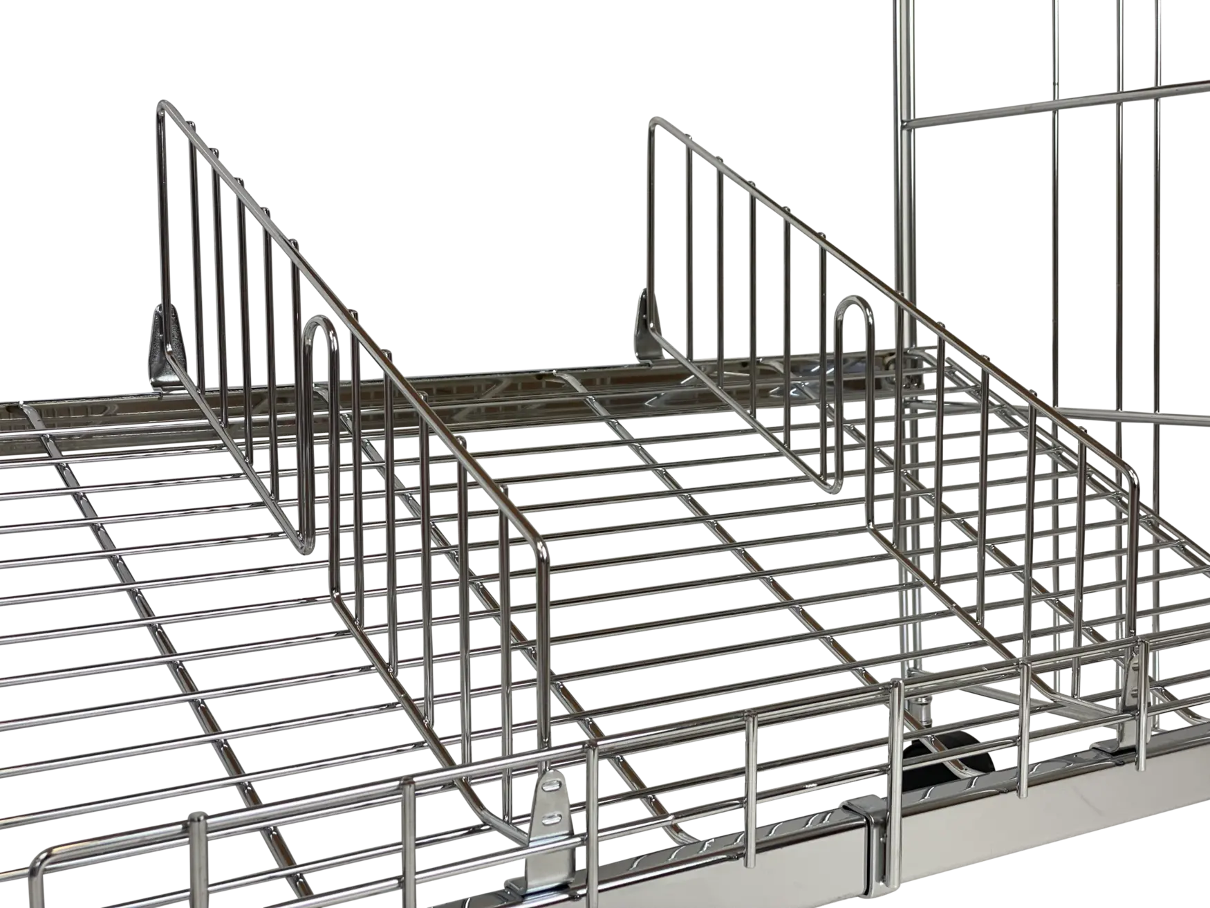 Montagebeispiel mit 2x ETAGAIR Schrägbordteiler