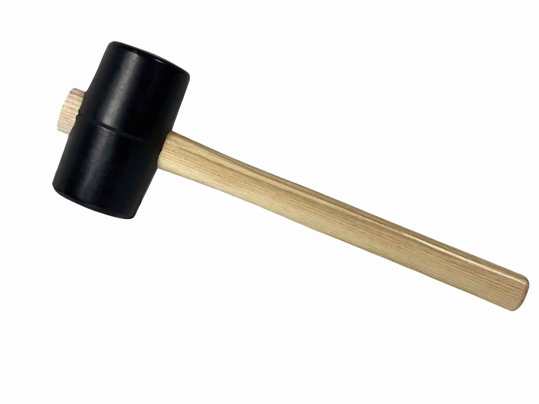 Gummihammer in der Farbe schwarz mit Eschenstiel