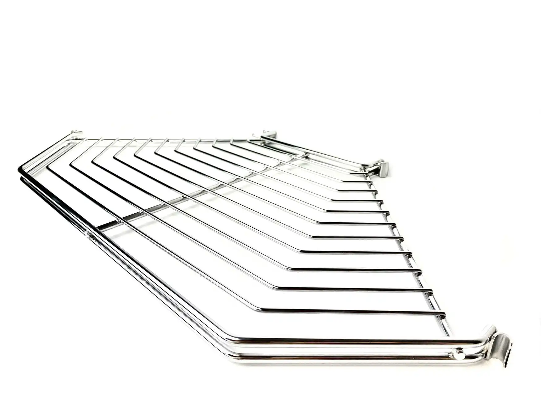 STEKO Eck-Gitterboden 48x38 cm aus Metall mit angeschweißten Halterungen