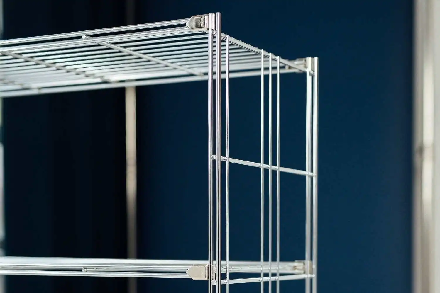 Metall Regal 135x94x38 cm - Metall verchromt erweiterbar