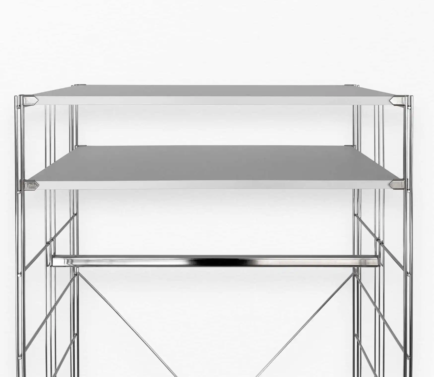 Garderobe 208 cm extra hoch mit 2 Schubfächern und 2 Holzböden