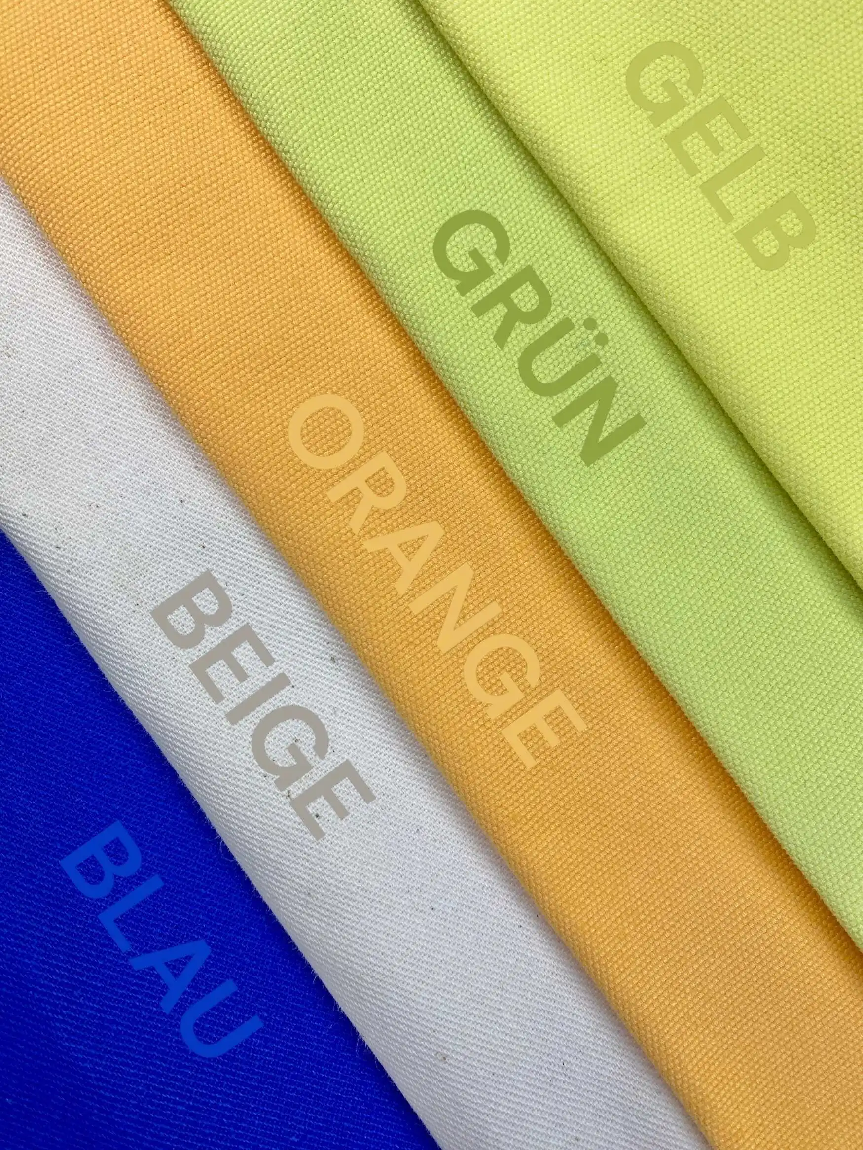 Wäschesack mit Gummizug in natur, gelb, blau, grün, orange, ca. 115 Liter Volumen mit Gummizug