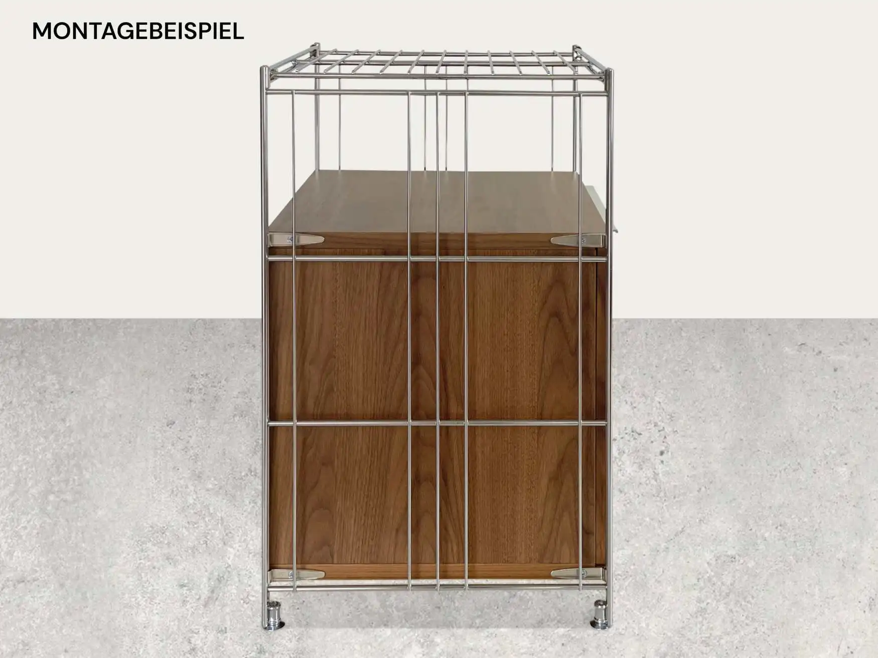 Montagebeispiel: Beschlag für Holzkorpus