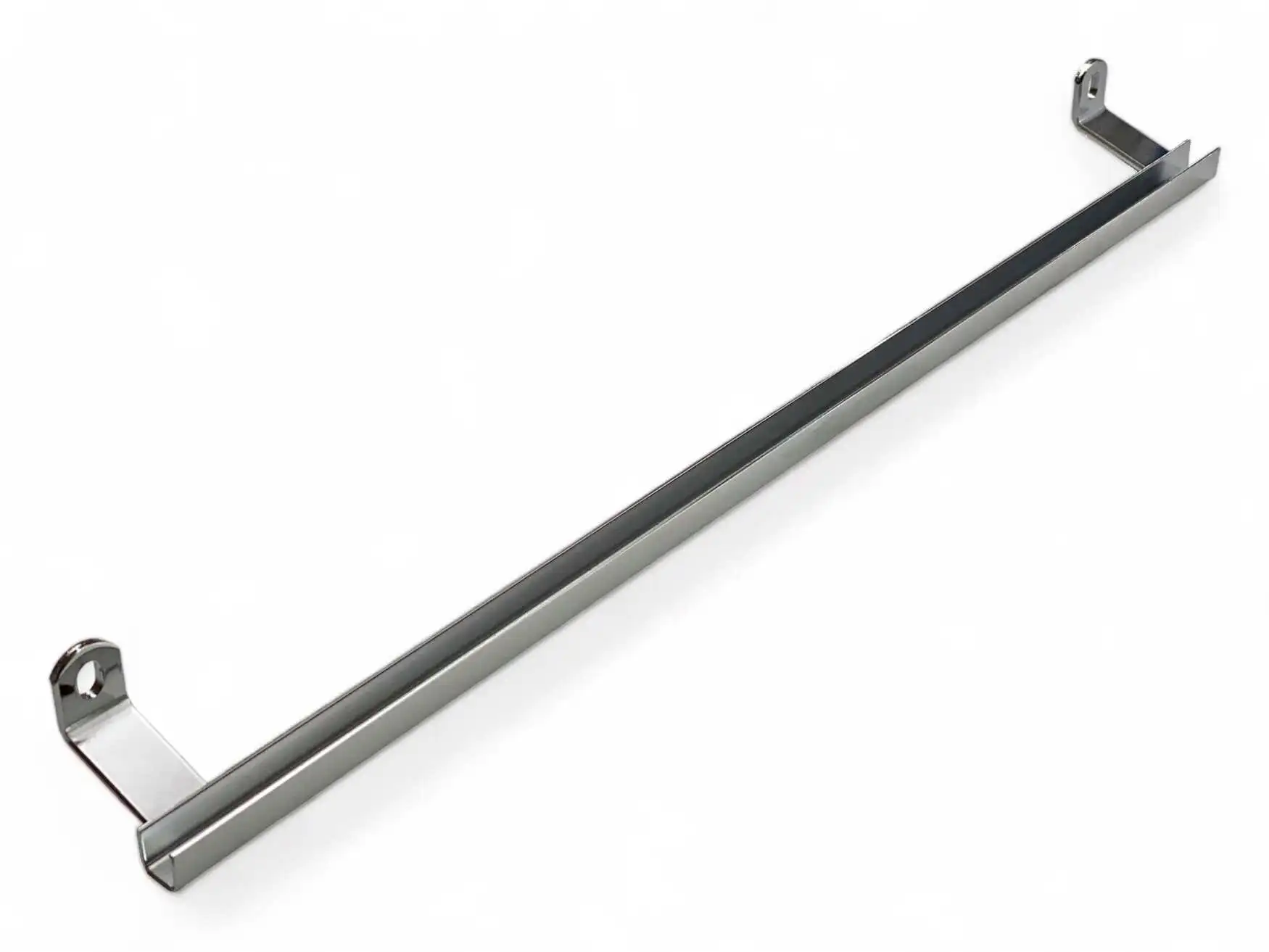 Untere Laufschiene für Glasschiebetüren passend zur Montage an 46 cm lange Böden