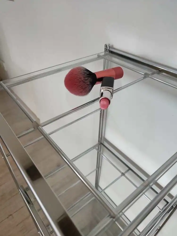 Regal 95 cm hoch, 34 cm, 65 cm oder 97 cm breit, mit 3 Glasböden, 33 cm tief