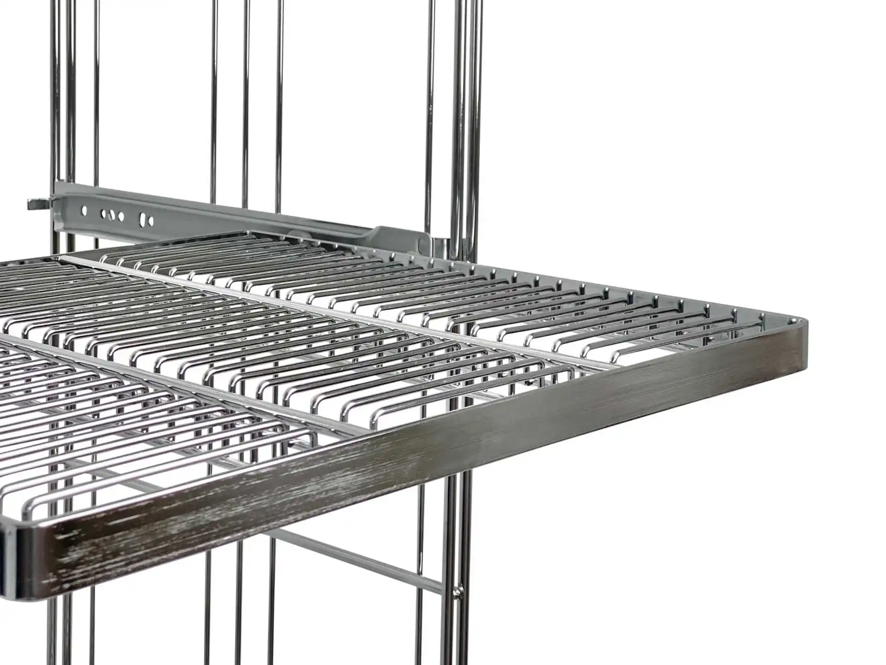 CD Boden aus Metall verchromt Serie: BIII 46 cm breit