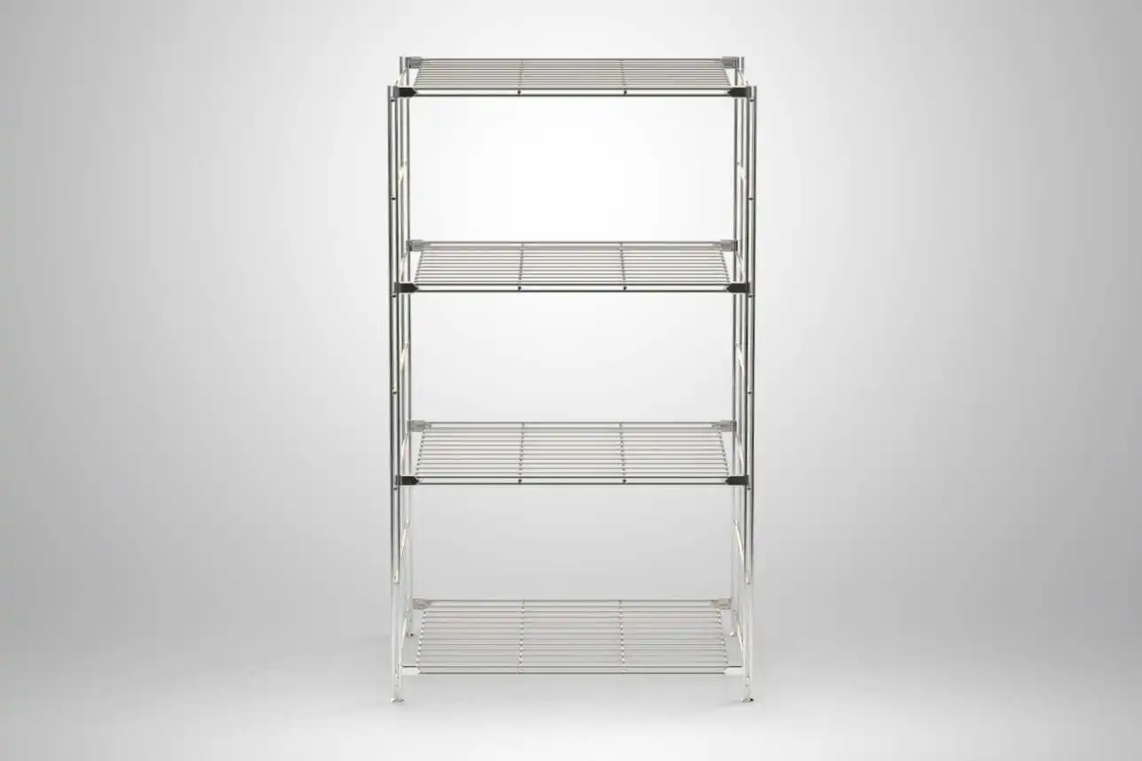 BIII Regal mit 4 Gitterböden 117 x 67 x 38 cm (Höhe x Breite x Tiefe)