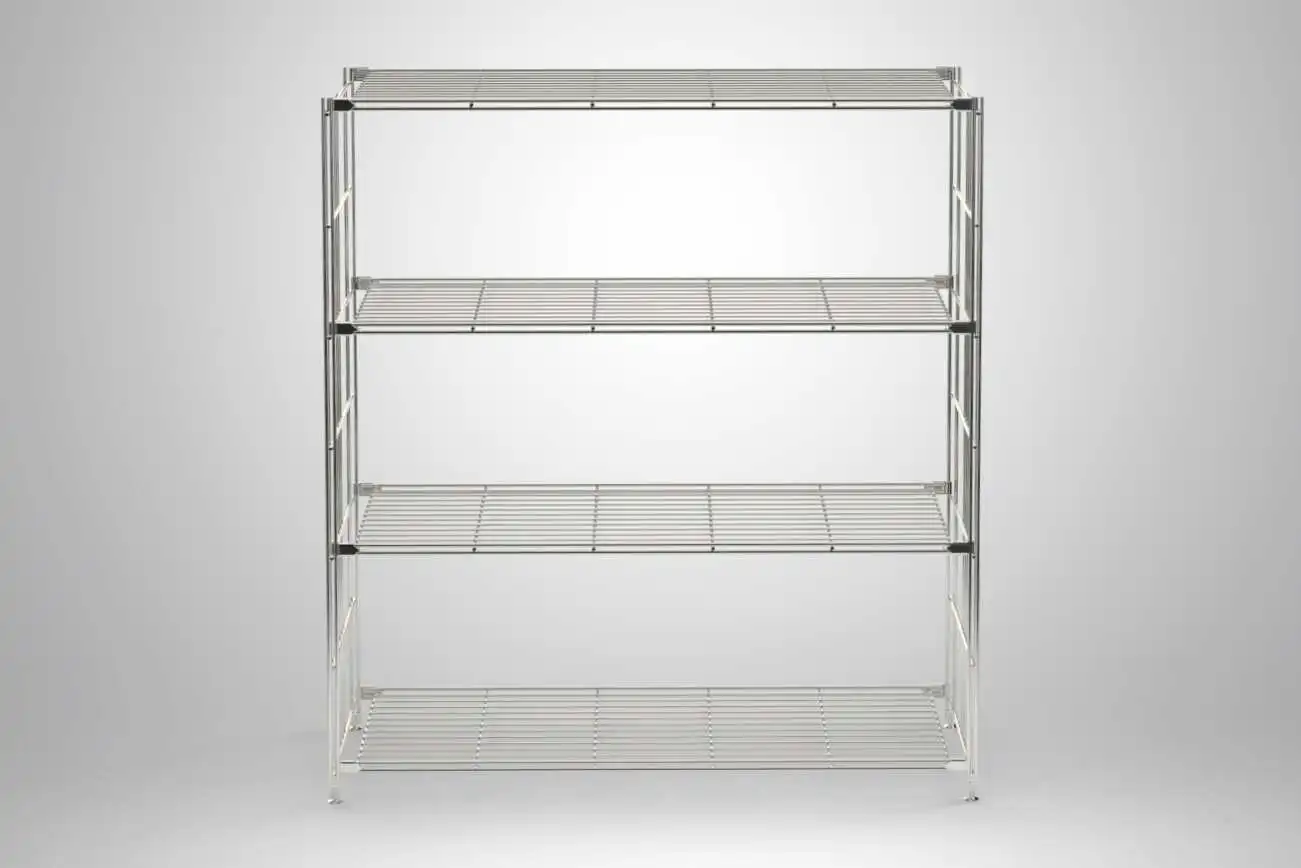 BIII Regal mit 4 Gitterböden 117 x 106 x 38 cm (Höhe x Breite x Tiefe)