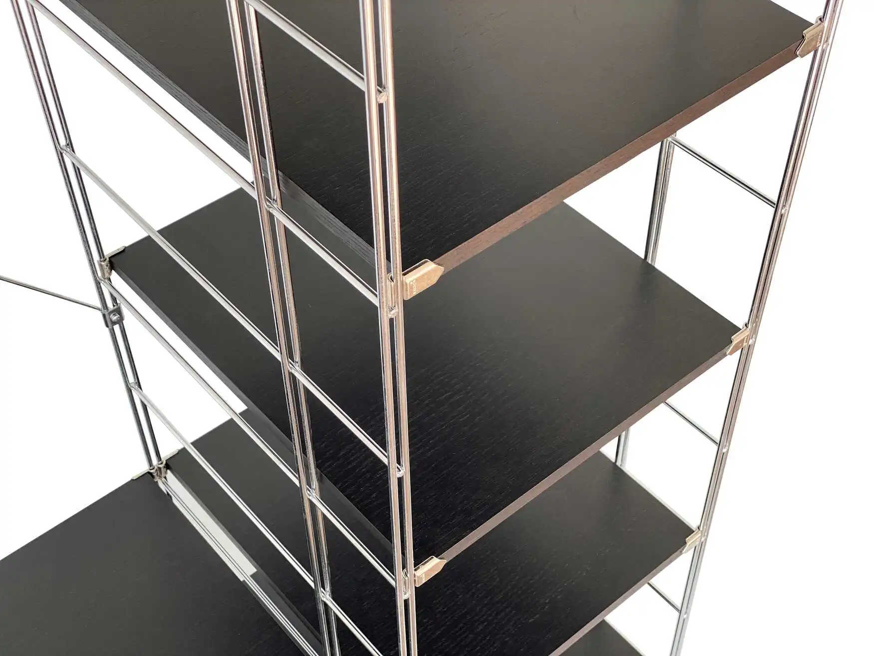 GARBO Garderobenset freistehend mit 11 Ablageböden Farbe: Wenge