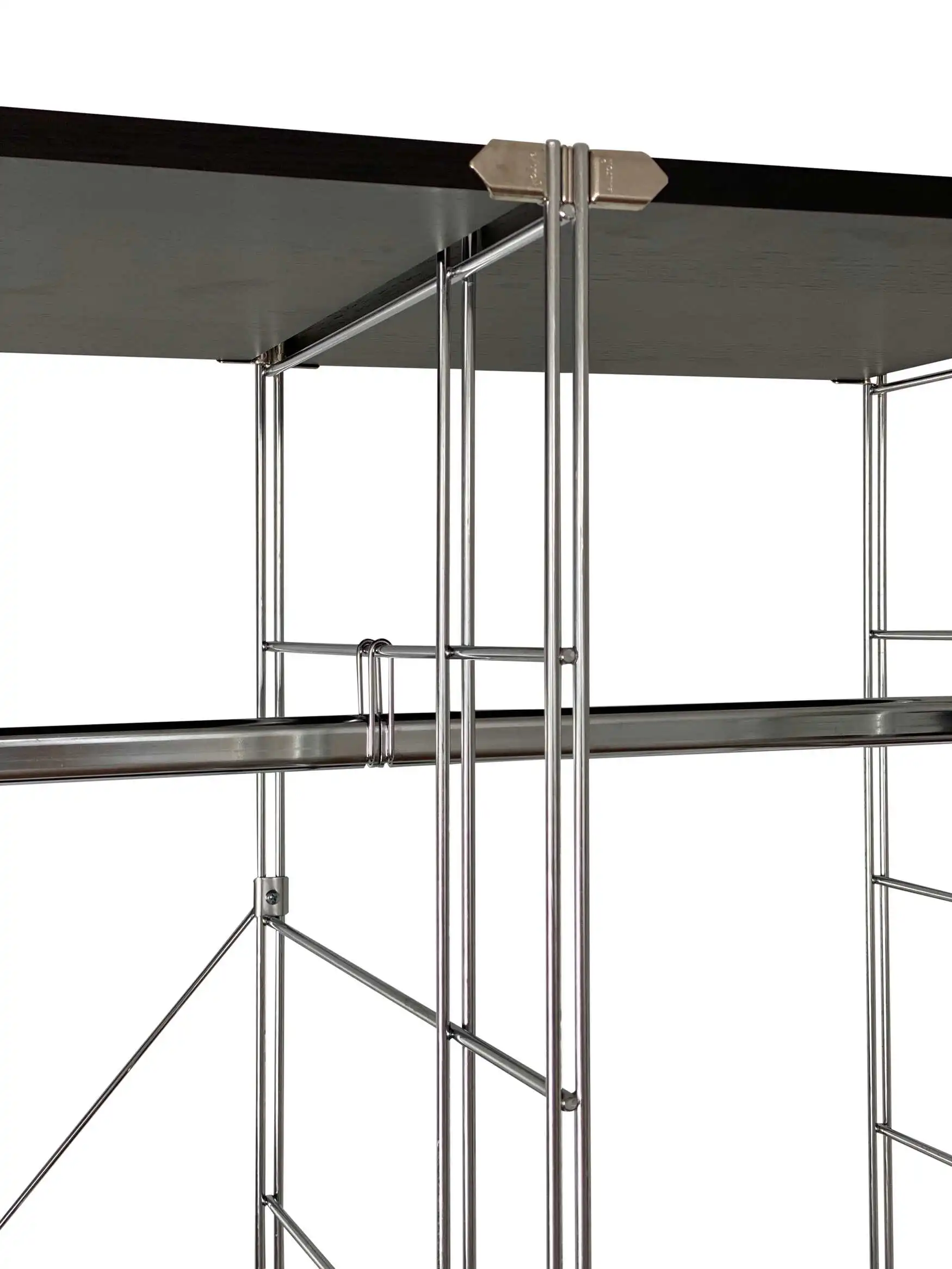 GARBO Garderobenset freistehend wenge mit Ablageböden und Kleiderstange