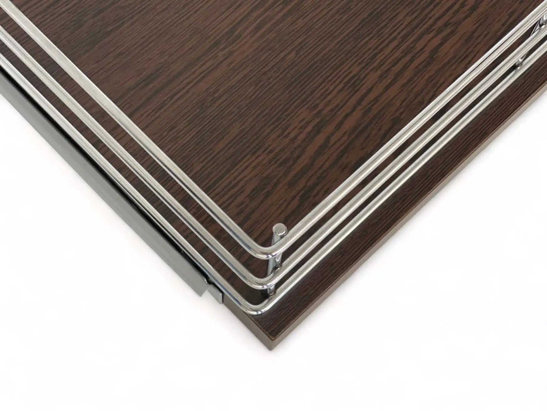 Holzboden Wange Garbo ausziehbar mit Drahteinfassung