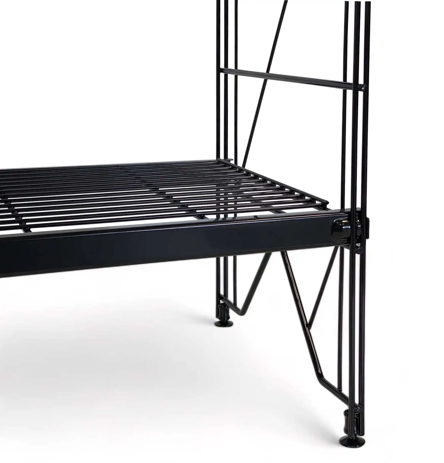 ETAGAIR-Regal in glänzendem Schwarz! Ein Highlight für jeden Raum! Maße: 987 x 910 x 381 mm