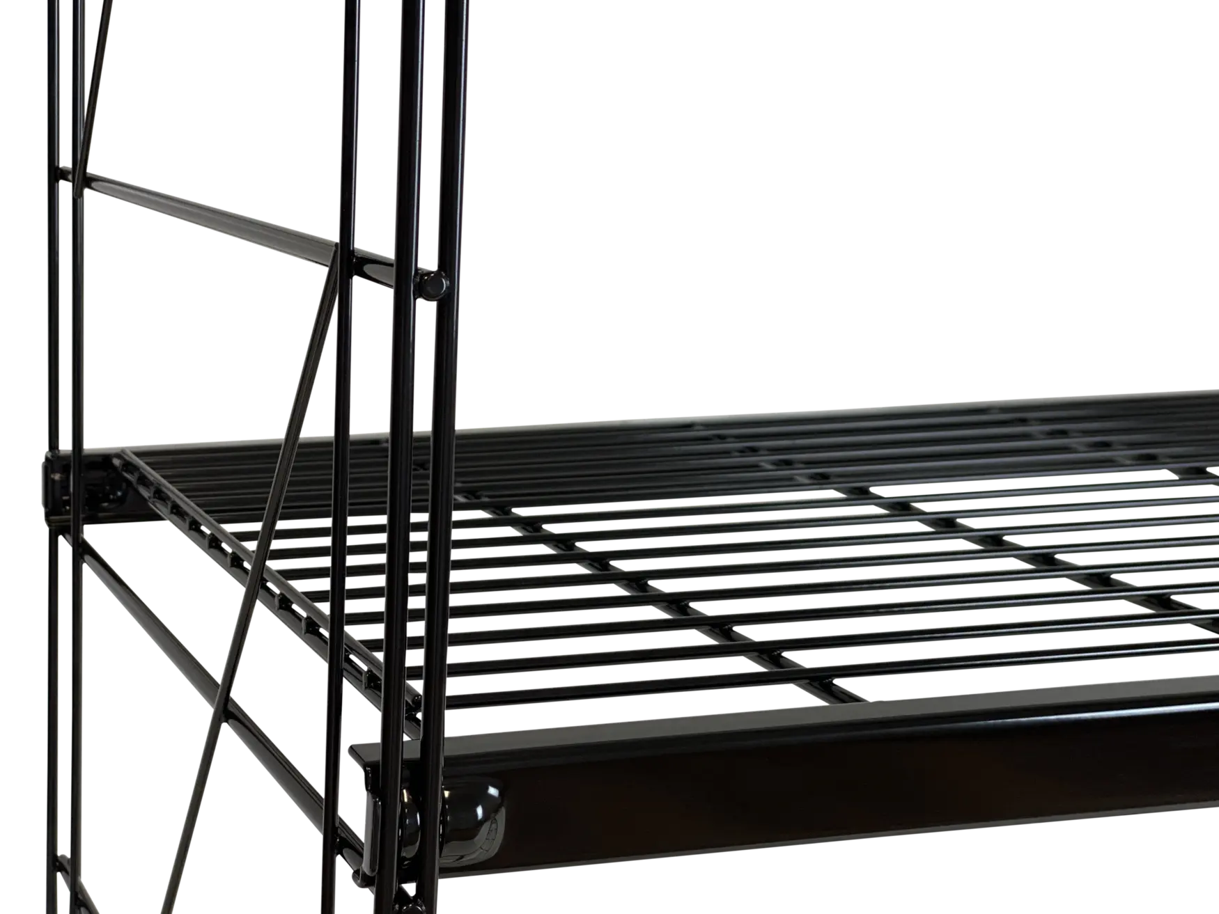 ETAGAIR-Regal in glänzendem Schwarz! Ein Highlight für jeden Raum! Maße: 987 x 910 x 381 mm