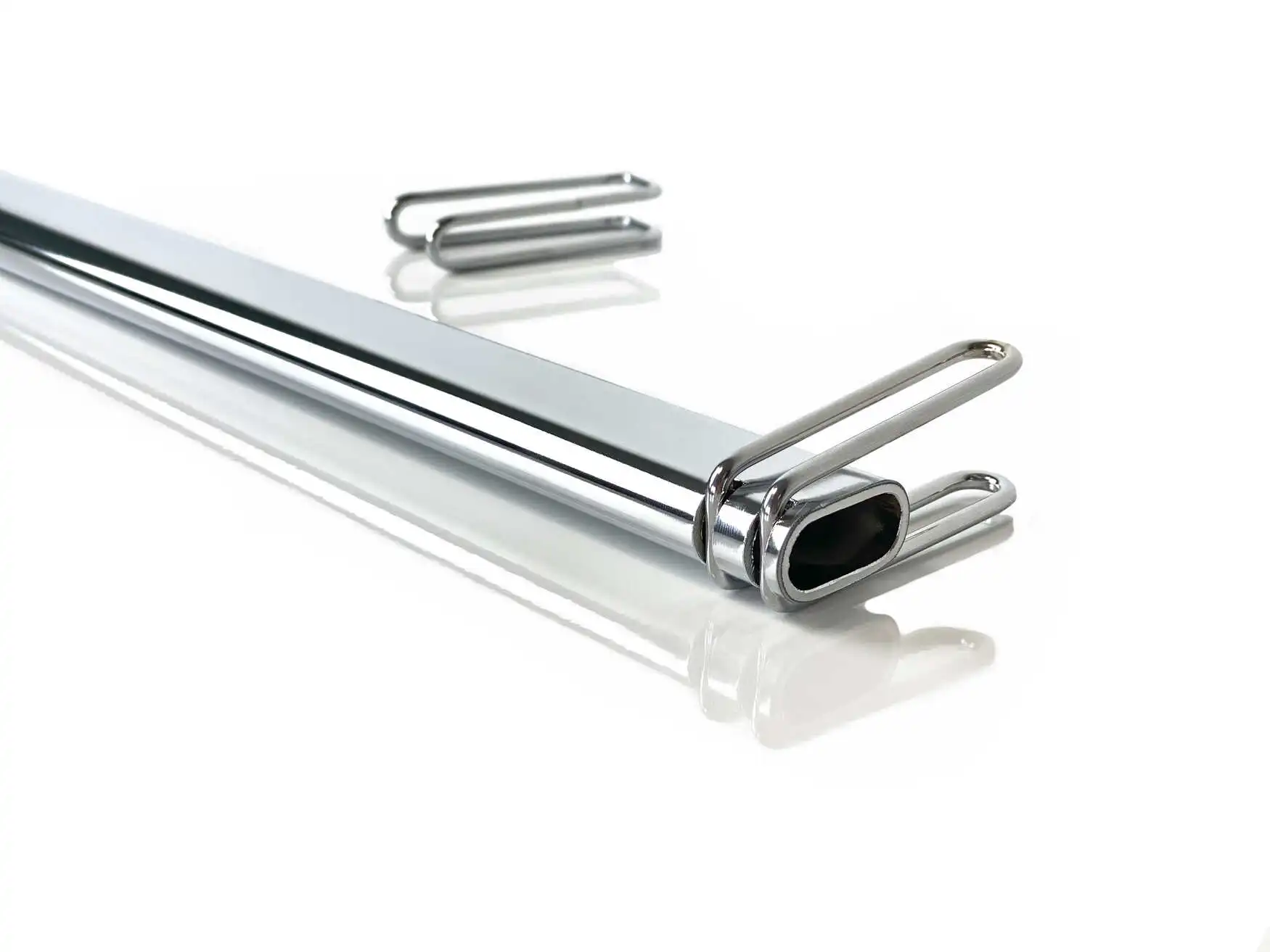 Kleiderstange zum Einhängen mit 2 Haken, passend zu ETAGAIR-Böden in 457 mm, 605 mm, 758 mm, 910 mm, 1062 mm oder 1214 mm Breite Metall verchromt