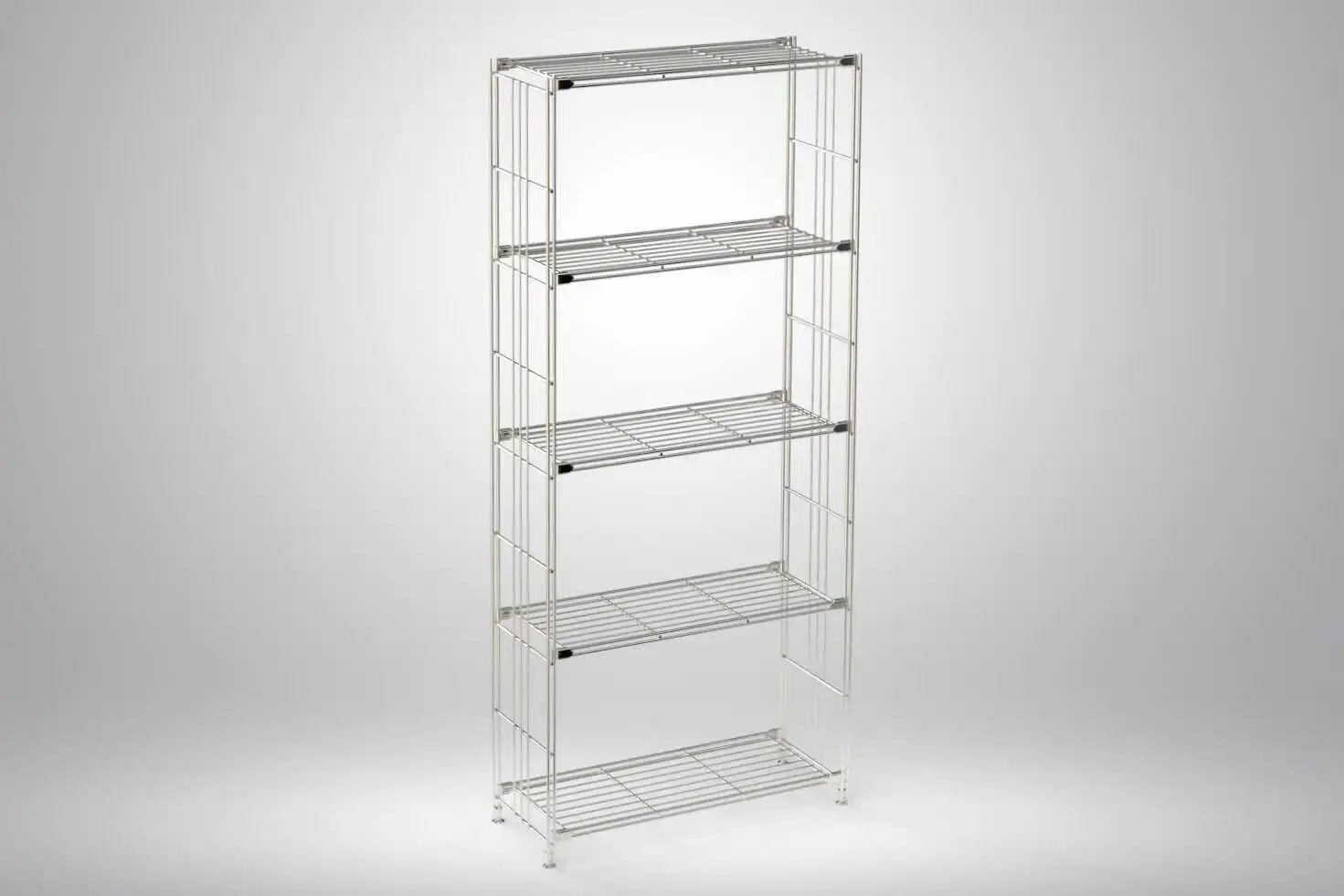 908009 Regal mit 5 Gitterböden 154x87x25 cm (Höhe x Breite x Tiefe)