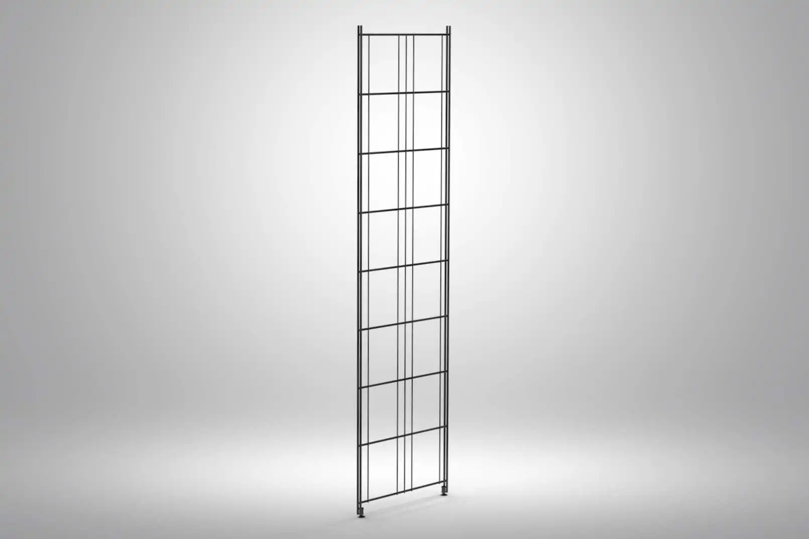 Regalleiter schwarz pulverbeschichtet 80 cm, 154 cm oder 190 cm hoch