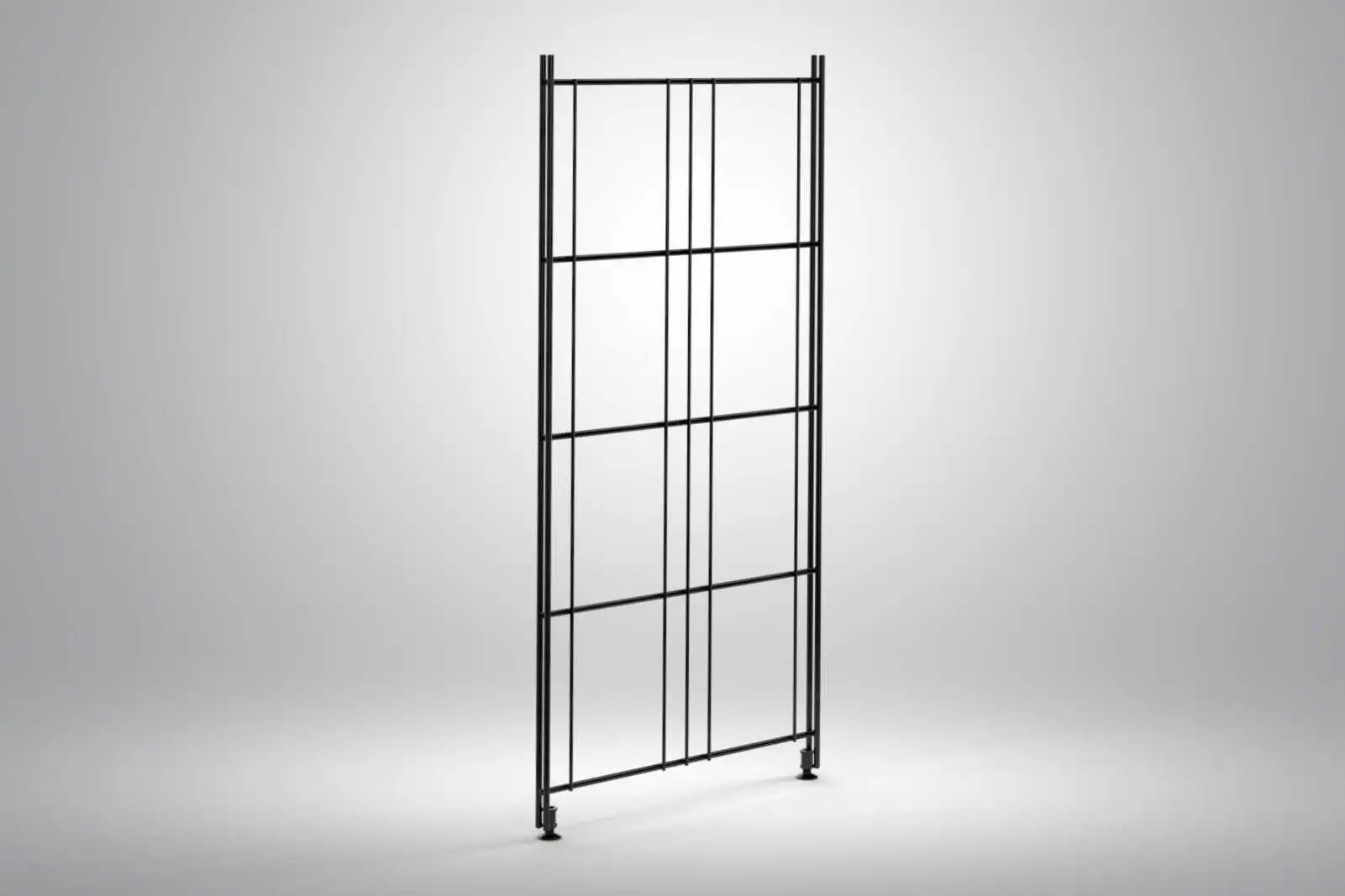 Regalleiter schwarz pulverbeschichtet 80 cm, 154 cm oder 190 cm hoch