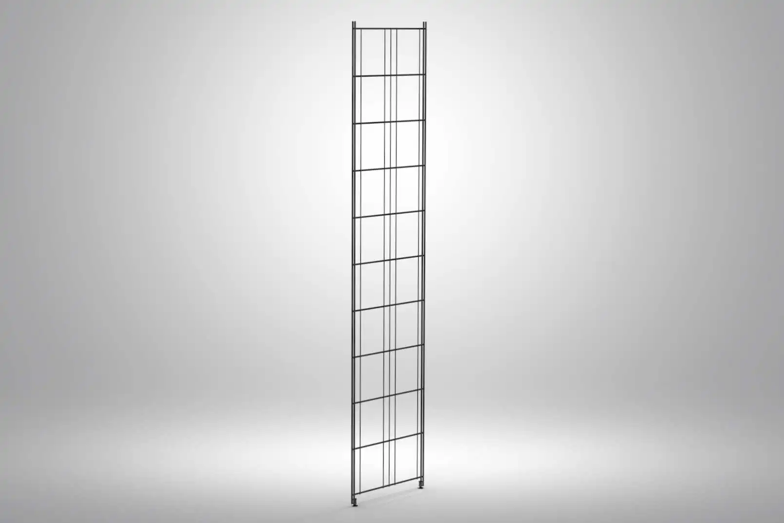 Regalleiter schwarz pulverbeschichtet 80 cm, 154 cm oder 190 cm hoch