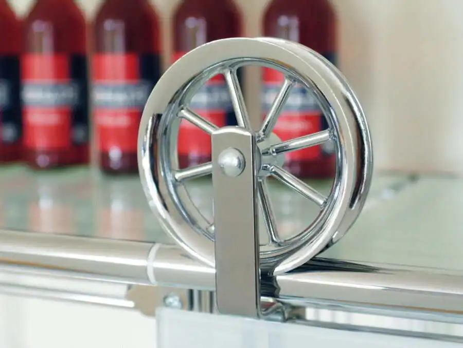 Art-Nr 2024-088 - 80-6370700 Rolle mit O-Ringen für Glasschiebetür - Ersatzteil