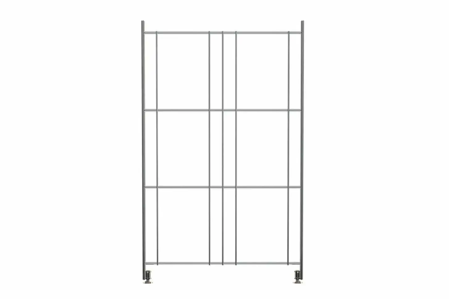 370060 Regalleiter aus Metall verchromt zum Zusammenstellen individueller Regale