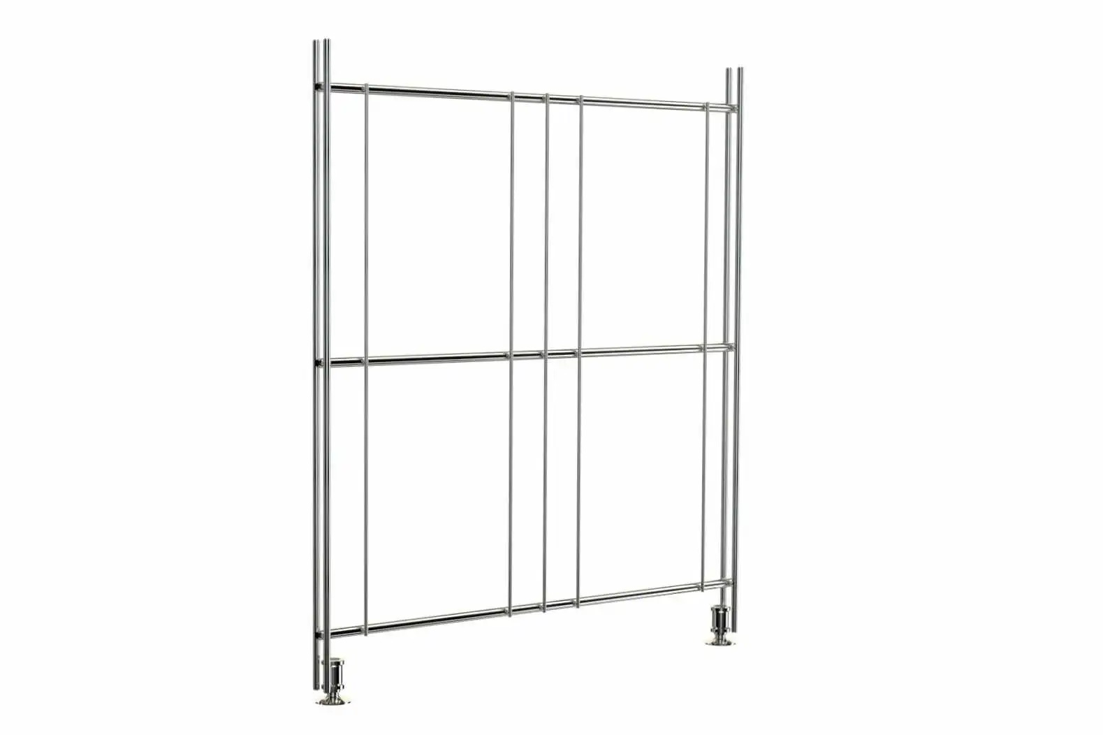 Regalleiter BIII - 44 cm hoch – Ihre Basis für individuelle Regalsysteme aus verchromtem Stahl  Suchen Sie nach einer stabilen, stilvollen und vielseitigen Lösung für die Gestaltung Ihres Regalsystems? Die Regalleiter BIII - 44 cm hoch von BALTON ist ideal für alle, die ihr Zuhause oder Arbeitsumfeld mit einem modularen und eleganten Regalsystem ausstatten möchten. Dieses Bauteil aus hochwertigem, verchromtem Stahl bietet nicht nur langlebige Stabilität, sondern auch eine moderne Optik für unterschiedlichste Einrichtungskonzepte.  Produktmerkmale der Regalleiter BIII - 44 cm hoch: Hochwertiges Material: Die Leiter besteht aus glänzendem, verchromtem Stahl und ist daher sowohl langlebig als auch rostbeständig – perfekt für private und gewerbliche Räume. Flexibles Modulsystem: Kombinierbar mit weiteren BALTON BIII Regalkomponenten wie Gitterböden, Eckverbindungen und Regalstützen. Ideal, wenn Sie nach einer modularen Regalbauweise suchen. Anpassbare Höhe und Breite: Die BIII-Leiter kann in verschiedensten Höhen und Breiten integriert werden, um maßgeschneiderte Regalsysteme zu schaffen. Einfache Montage: Die Verbindung der Regalleiter mit Gitterböden und weiteren Elementen der BALTON BIII-Serie ist unkompliziert und sicher. Für eine höhere Flexibilität sind eindrehbare Füße oder Rollen als Zubehör erhältlich. Ihre individuelle Lösung für Regalsysteme im modernen Design Die Regalleiter BIII - 44 cm ist ideal für diejenigen, die ein Regalsystem aus Metall suchen, das sich an individuelle Anforderungen anpassen lässt. Sie bietet eine zuverlässige Grundlage für vielseitige Regallösungen – von Bücherregalen, Wohnraumregalen bis hin zu Regalsystemen für Gewerberäume oder Büros. Mit der verchromten Oberfläche passt die Regalleiter BIII hervorragend zu modernen Interieurs und verleiht jedem Raum eine hochwertige Optik.  Perfekt für Innenarchitekten und Hobby-Heimwerker BALTON ist seit über 30 Jahren bekannt für seine funktionalen Metallmöbel und bietet mit der BIII-Serie die Möglichkeit, individuelle Regallösungen zu realisieren. Durch die flexible Modulbauweise sind alle Komponenten der BIII-Serie ideal für Interior Designer und Heimwerker, die nach hochwertigen, modernen Metallregalsystemen suchen.  Vorteile auf einen Blick:  Robustes, verchromtes Material – langlebig und pflegeleicht Flexible Bauweise – frei kombinierbar und erweiterbar Stilvolles, modernes Design – passt zu minimalistischen und industriellen Einrichtungskonzepten Made in Germany – Qualitätsprodukt von BALTON, hergestellt mit höchster Präzision und Sorgfalt Jetzt Ihre BALTON Regalleiter BIII - 44 cm hoch online bestellen Möchten Sie eine flexible und ästhetische Lösung für Ihre Regale? Bestellen Sie jetzt die Regalleiter BIII – 44 cm hoch bei BALTON und lassen Sie sich von der vielseitigen Einsetzbarkeit und Qualität begeistern. Ideal für alle, die ein modernes, stabiles und individuell gestaltbares Regalsystem aus Metall suchen.