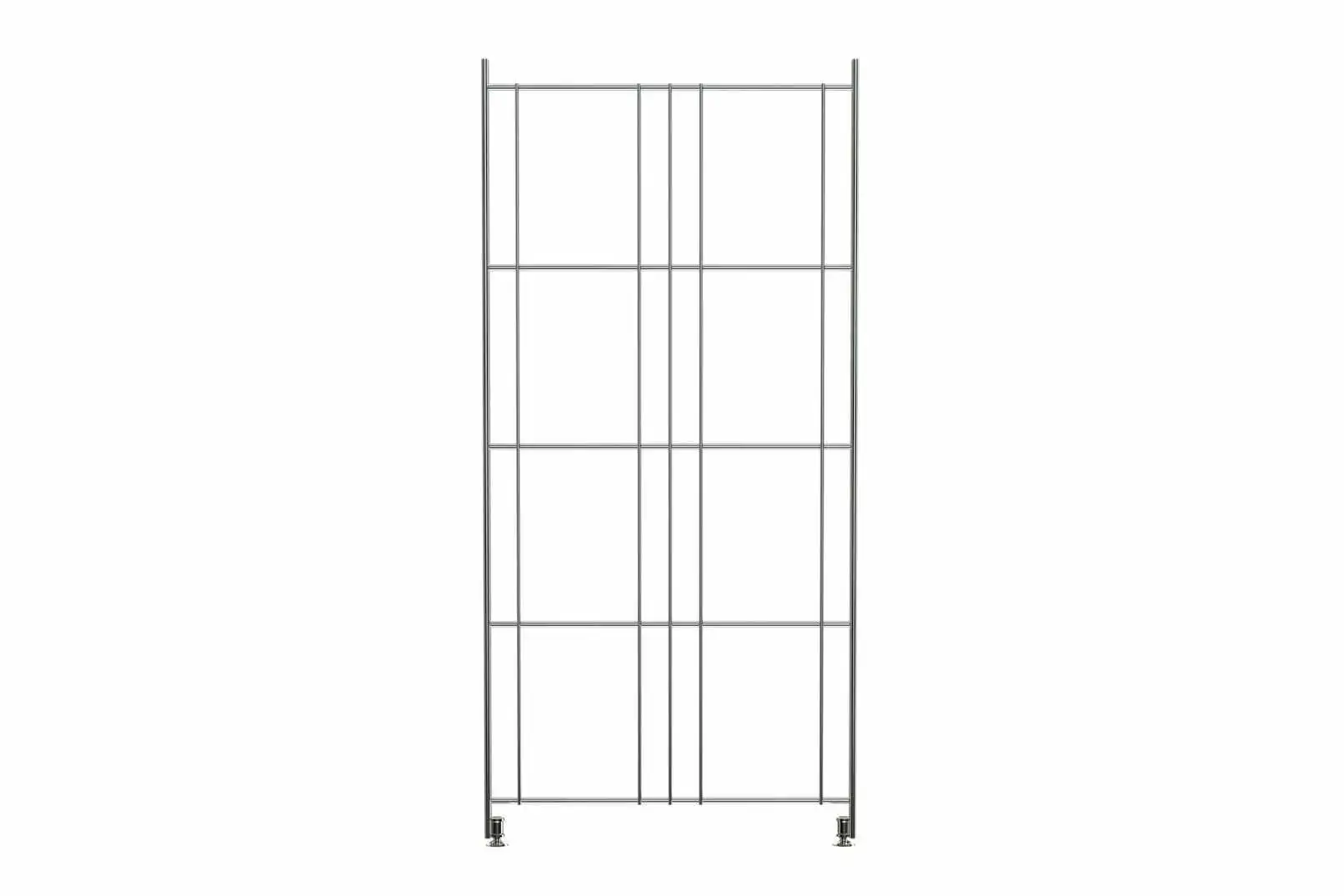 270100 Regalleiter BIII 380 | 80 cm hoch – Flexibles Regalsystem für Ihr Zuhause und Büro Entdecken Sie die Vielseitigkeit der Regalleiter BIII 380 in der praktischen 80 cm Höhe – die perfekte Lösung für stilvolle und funktionale Aufbewahrungslösungen in Ihrem Zuhause oder Büro. Hergestellt aus robustem, glänzendem verchromtem Stahlmetall, bietet diese Regalleiter eine ausgezeichnete Stabilität und Langlebigkeit, die Sie in jedem Raum nutzen können. Vielseitige Aufbaumöglichkeiten für Ihre Bedürfnisse Die Regalleiter BIII 380 überzeugt mit ihrer flexiblen Anpassungsfähigkeit. Sie können die Höhe und Breite des Regals individuell gestalten, um es perfekt in Ihr Raumkonzept zu integrieren. Ob für Bücher, Dekoration oder Bürobedarf – diese Regalleiter lässt sich nach Ihren Wünschen zusammenstellen. Praktische Funktionalität und Eleganz in einem Mit den eindrehbaren Füßen oder der optionalen Rollenkonstruktion haben Sie die Möglichkeit, die Regalleiter nach Bedarf zu fixieren oder zu bewegen. So schaffen Sie im Handumdrehen Ordnung und verhelfen Ihrem Raum zu einer eleganten, modernen Atmosphäre. Ideal für Interior Designer, Büros oder Wohnräume, die einen modernen Touch mit praktischer Funktionalität verbinden wollen. Hergestellt in Deutschland für höchste Qualität Die Regalleiter BIII 380 wird in Deutschland gefertigt, was eine hohe Verarbeitungsqualität und präzise Fertigung garantiert. Sie können sich darauf verlassen, dass Sie ein langlebiges Produkt erhalten, das sowohl in modernen als auch in klassischen Raumkonzepten gut zur Geltung kommt. Produktmerkmale im Überblick: Material: Verchromtes Stahlmetall für robuste und glänzende Optik Höhe: 80 cm, perfekt für mittelgroße Regale Flexibilität: Anpassbare Aufbaumöglichkeiten in Höhe und Breite Montage: Einfache Montage durch beschichtete Gitterböden und Steckverbindungen Funktionen: Eindrehbare Füße oder alternative Rollenoption für einfache Handhabung Made in Germany: Hohe Qualität und Langlebigkeit Jetzt im BALTON Shop erhältlich! Verleihen Sie Ihrem Raum eine moderne und funktionale Note mit der Regalleiter BIII 380. Bestellen Sie noch heute und genießen Sie ein einzigartiges Design, das Ihre Aufbewahrungslösungen auf das nächste Level hebt.