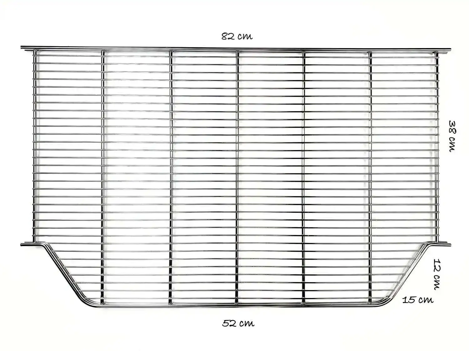 370420  extratiefer Gitterboden 85 x 38-50 cm Serie BIII 380