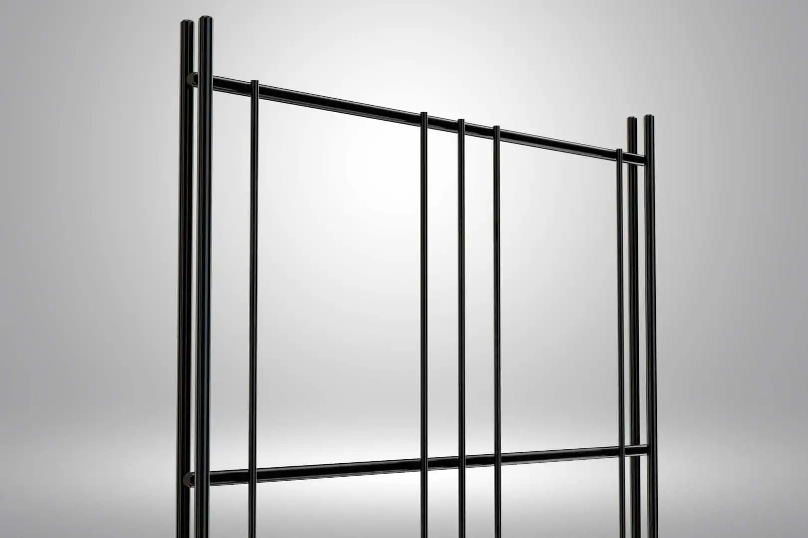 Art. Nr. 270121 schwarz beschichtete Regalleitern in 80 cm - 154 cm oder 190 cm Höhe - BALTON Made in Germany