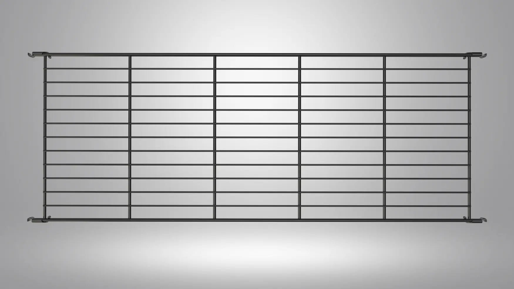 Art. Nr. 270231 Gitterboden 104x38 cm schwarz pulverbeschichtet BALTON Regale