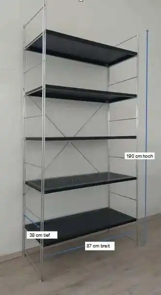 <p style="text-align: center;">Beispiel: Art. Nr. 2021-031 Regalset 190x87x38 cm (Höhe x Breite x Tiefe)</p>